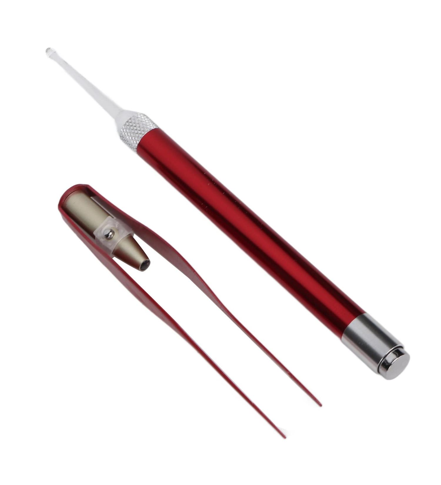 Travel-Friendly Light Ear Wax Removal Spoon Set - 2pcs Lightweight Stainless Steel - Buy Online on GoSupps.com