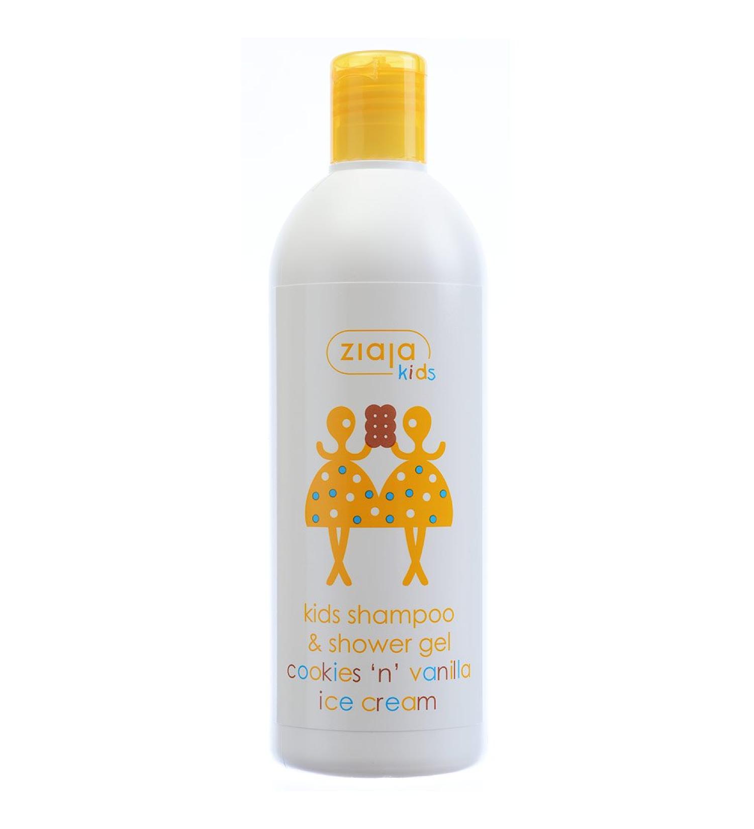 Ziaja Kids Shampoo & Shower Gel Cookies 'N' Vanilla Ice Cream 400Ml
