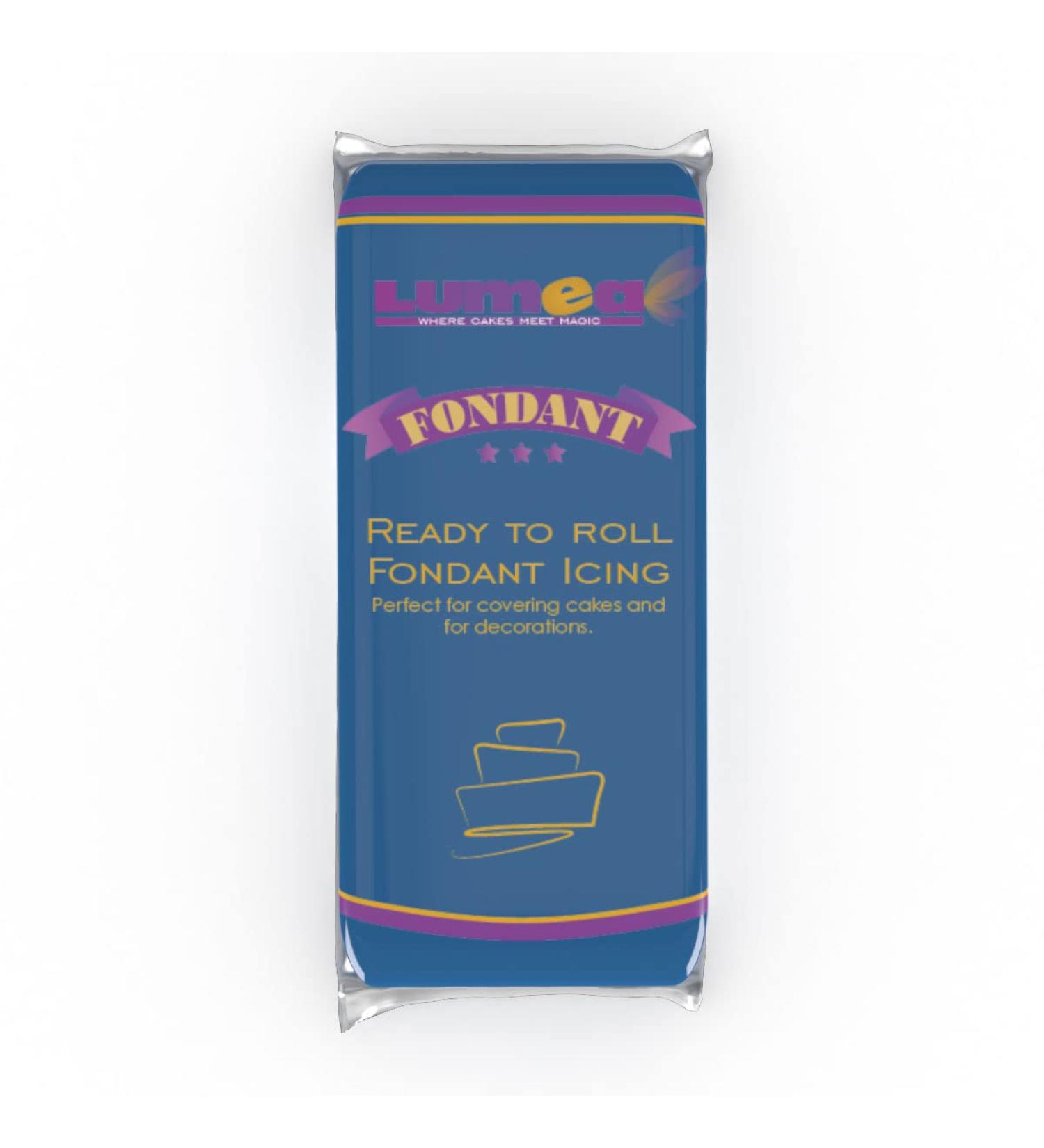 Dekozauber24 Premium Fondant 1kg - 17 Colors Soft & Flexible Roll Cake Decoration (Dark Blue) - Shipping Worldwide - Buy Online on GoSupps.com