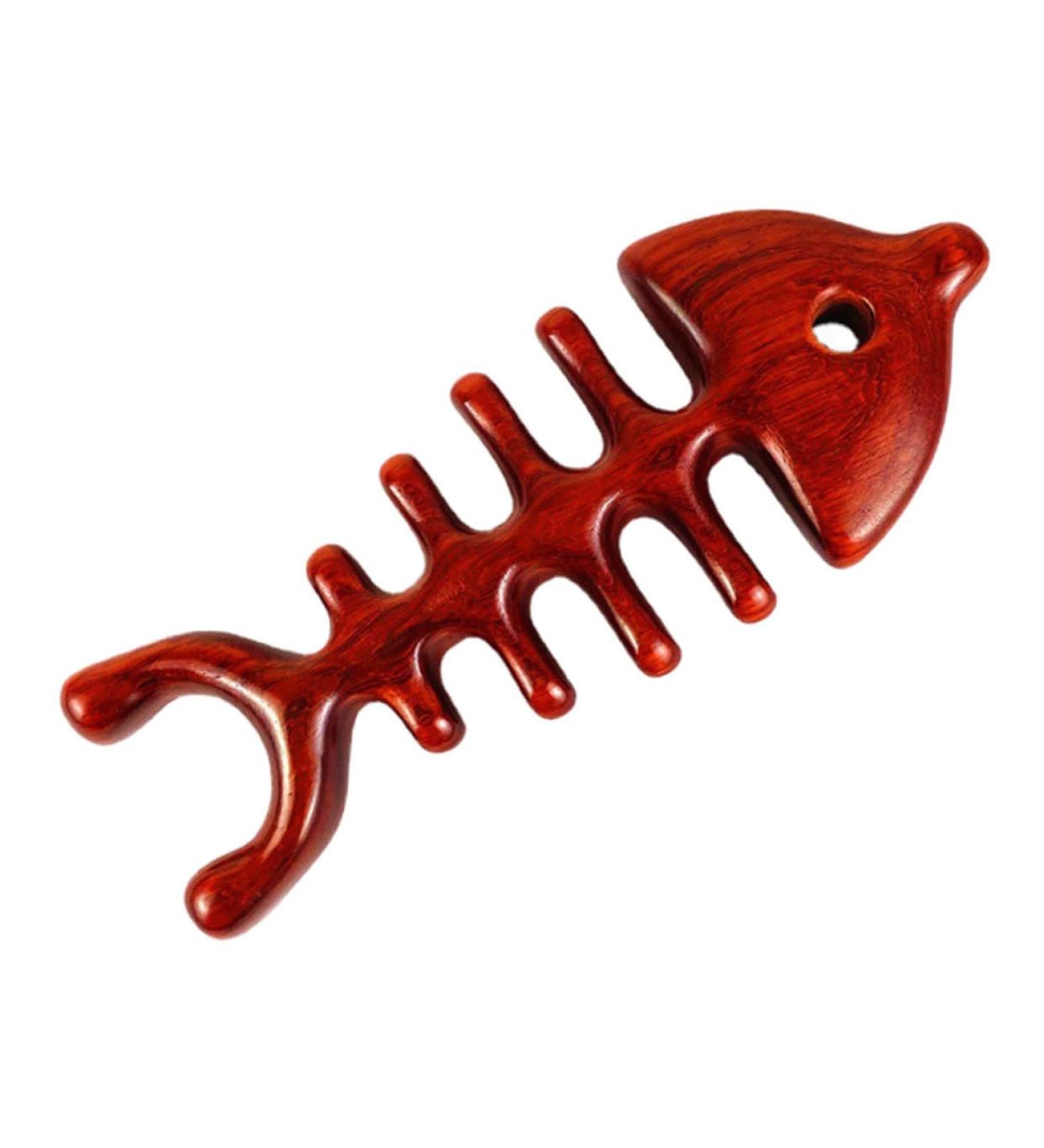 Minkissy Multifunctional Massage Comb - Body & Face Massager Salon Hair Brush Children's Creative Tractors Sandalwood & Rosewood Hairdressing Tools - Buy Online on GoSupps.com