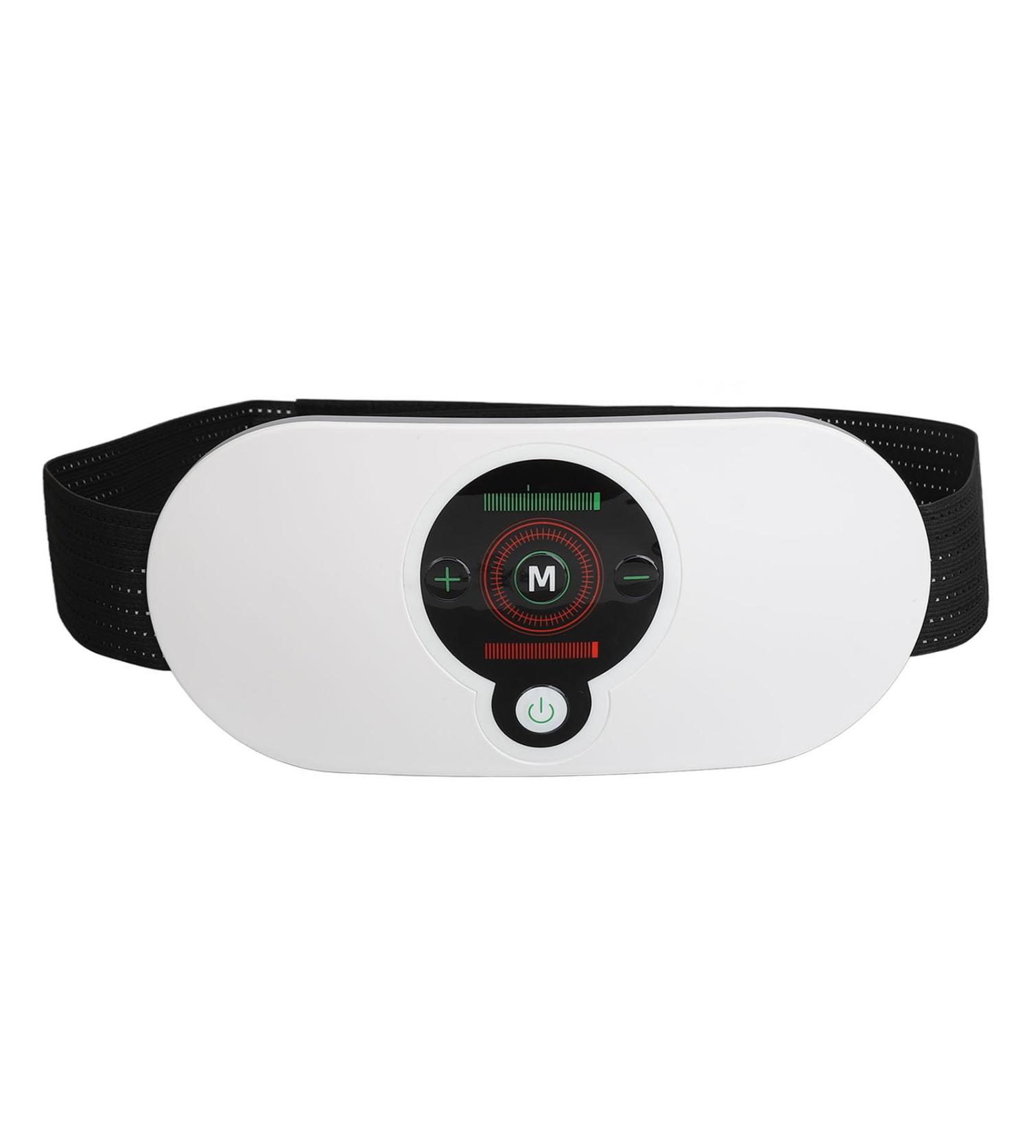 Electric Heating Massage Belt With 3 Levels & Vibration - Abdominal Heating Pad for Waist & Lower Back Relief - Buy Online on GoSupps.com