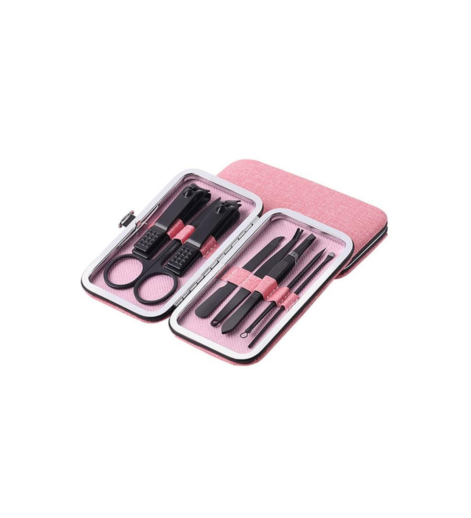 Nail Clipper Set Adult Nail Clipper Set Stainless Steel Manicure Set Personal Care Pedicure Set Beauty Set (8-Piece Set) Nail Clipper Kit (Color : Pink-8-piece Set) - Buy Online on GoSupps.com