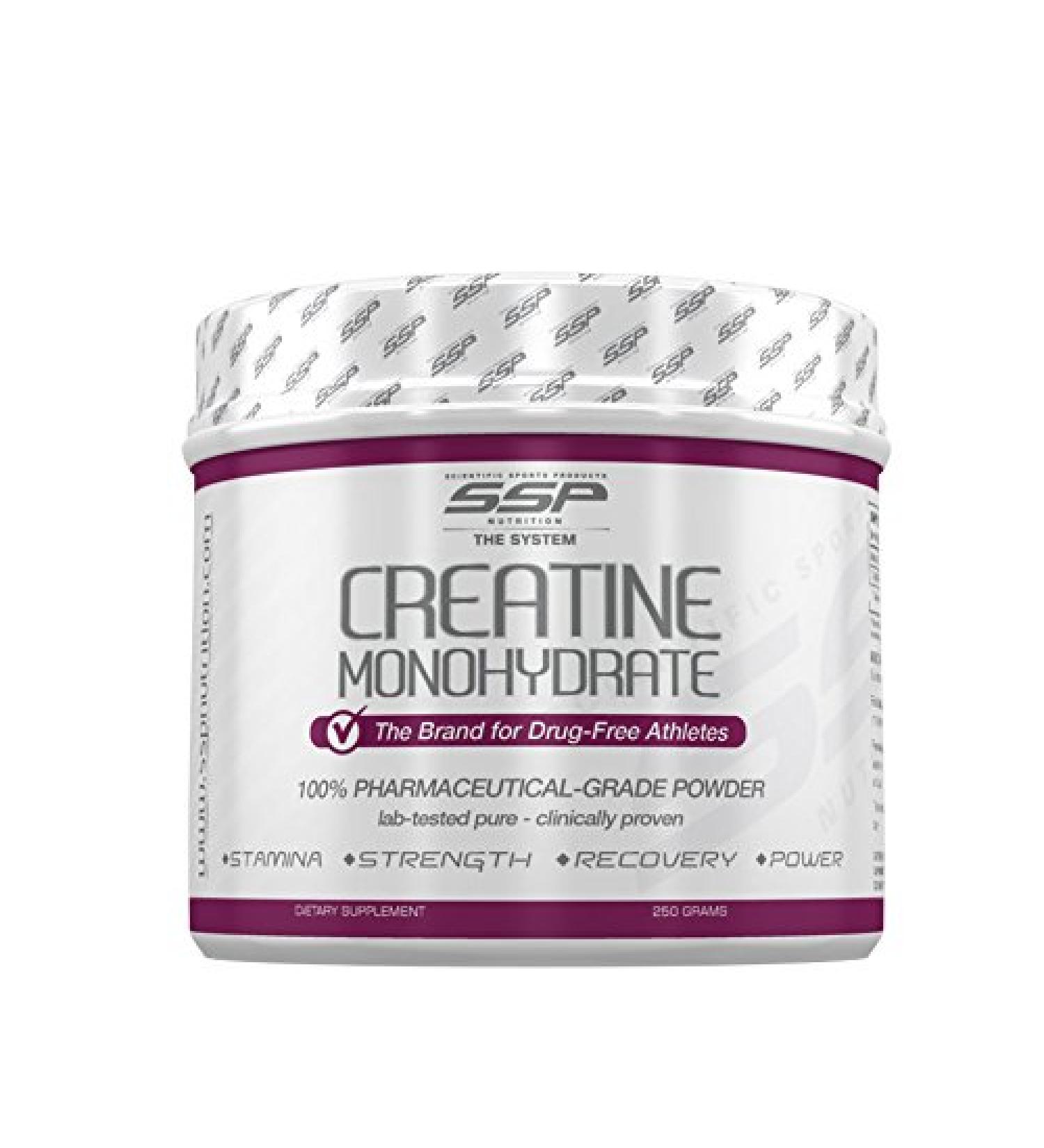 Buy 100% Pharmaceutical Grade Creatine Monohydrate - SSP Nutrition | Fast Global Shipping - Buy Online on GoSupps.com
