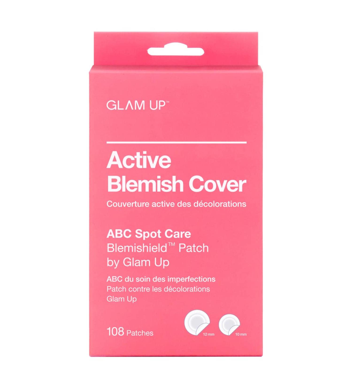 Glam Up Hydrocolloid Acne Patches (108 Counts) - Invisible Ultra Thin Spot Cover Absorbing Pimple Facial Stickers for Zit and Blemishes 2 Sizes 10mm & 12mm - Buy Online on GoSupps.com