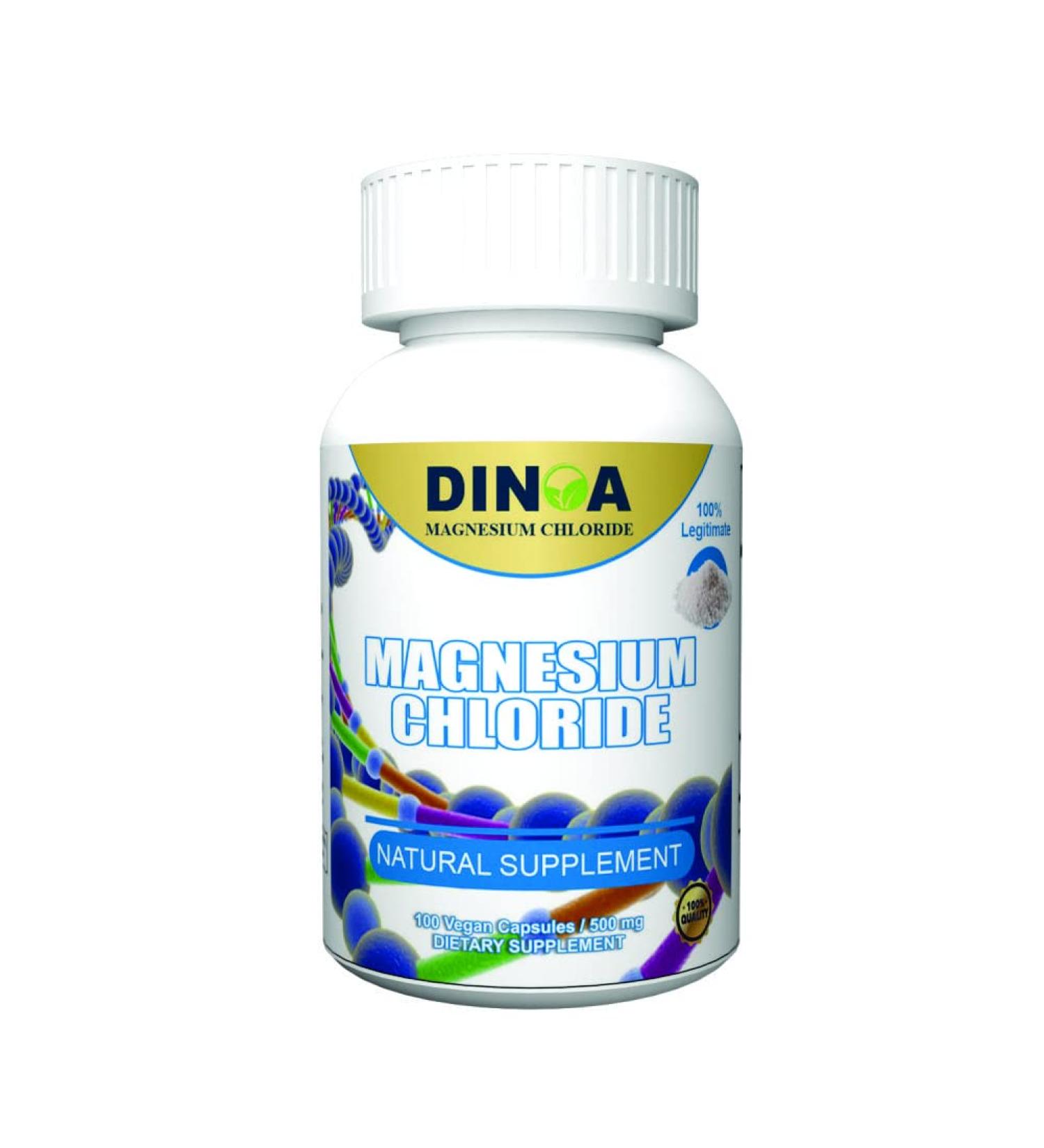 Organic Immunity Support: 100 Magnesium Chloride Capsules 500mg | Natural Immune System Supplement - Buy Online on GoSupps.com