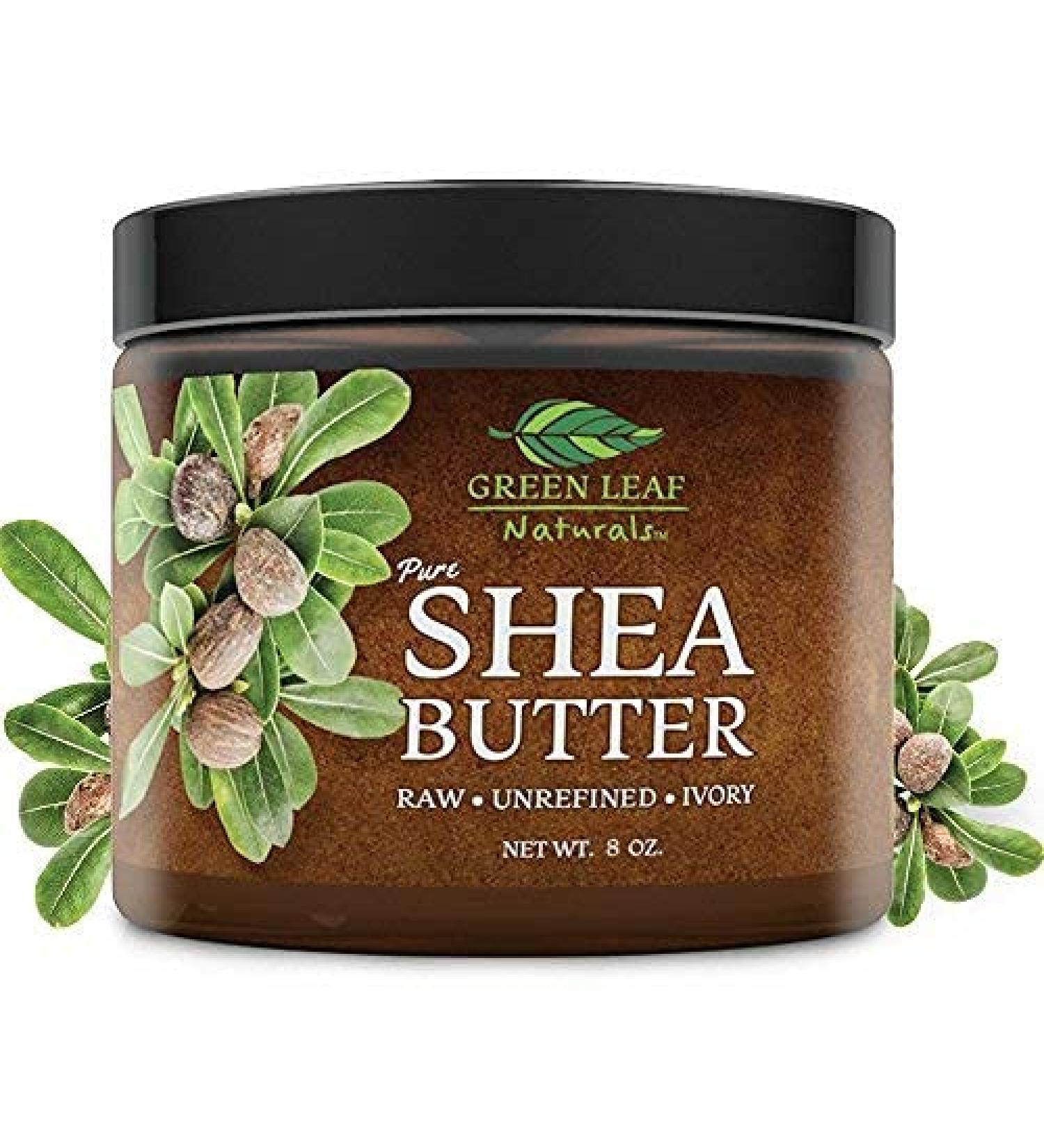 100% Raw Organic African Shea Butter Bar - Hydrating Body Moisturizer for Skin & Hair - 8oz (1 Pack) - Buy Online on GoSupps.com