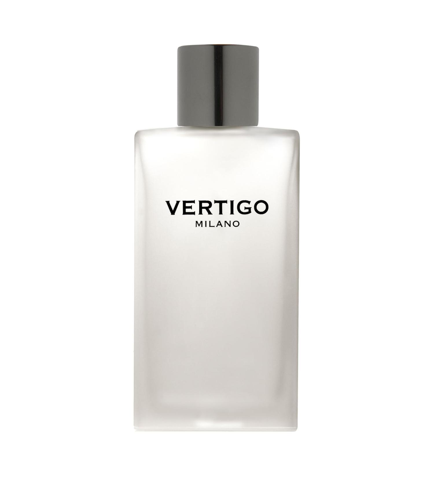 Vertigo Milano - EDT Spray Cologne for Men - Classic Woody Scents - Blend of Cedarwood Sandalwood Amber Vanilla and Musks - 3.4 oz - Buy Online on GoSupps.com