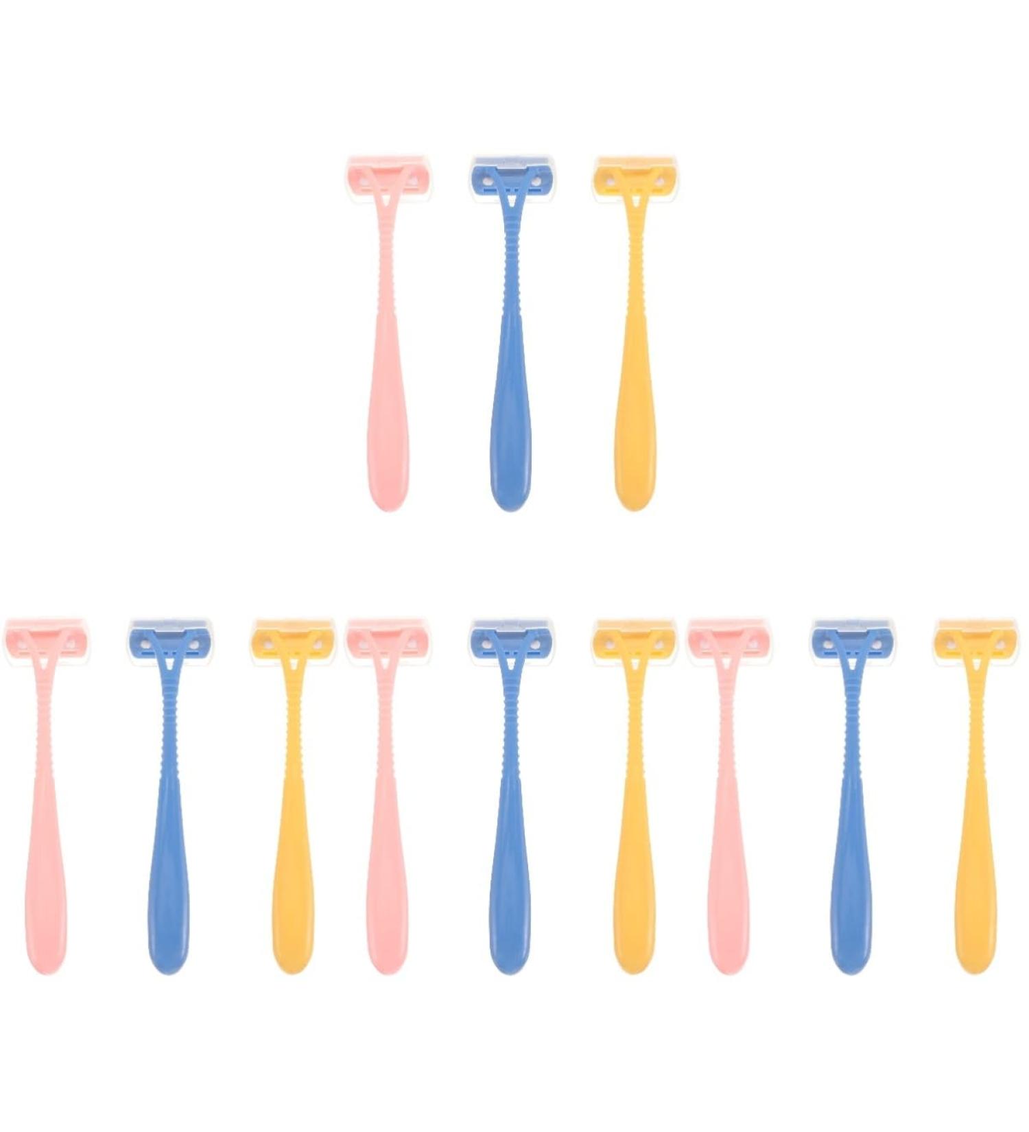 FRCOLOR 12 STK Manual Hair Removal Knife - Rustproof Steel Body Razor for Girls | Beauty Clipping Tool - Buy Online on GoSupps.com