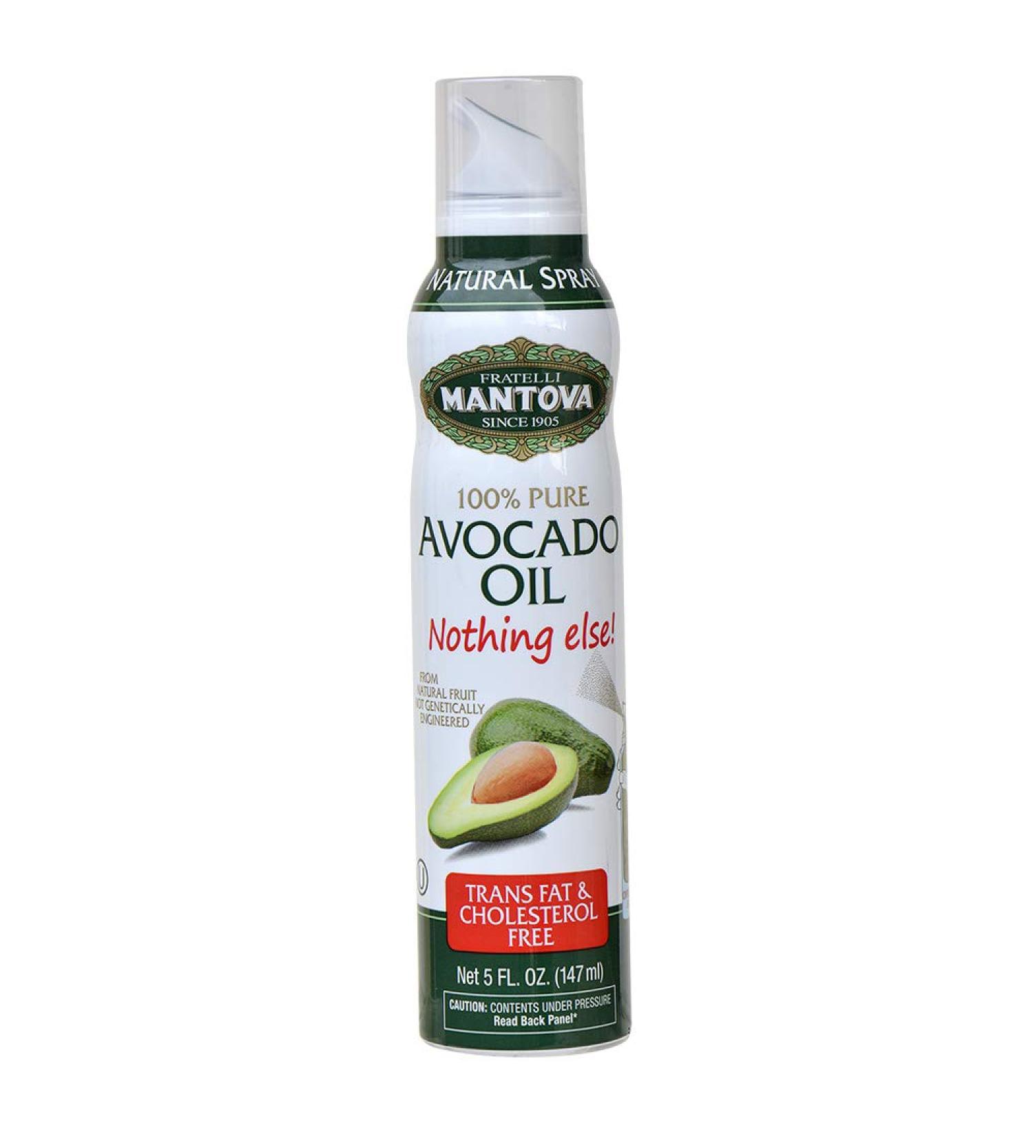 Mantova Avocado Oil Spray 5 oz - 100% Pure Cooking Oil for Healthy Keto Snacks, Baking, Grilling & Seasoning - No Waste Oil Dispenser Bottle - Pack of 1 - Buy Online on GoSupps.com