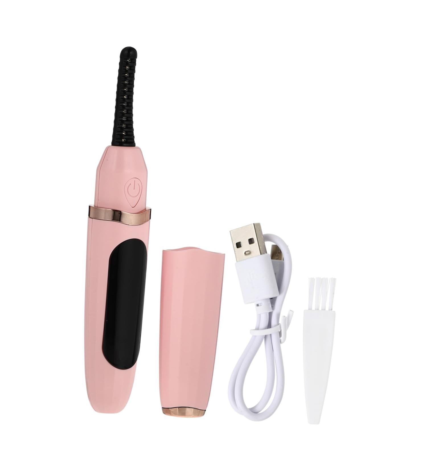 Didiseaon 1 Set Eyelash Curler Lash Electric Curler Eyelash Curling Tool Vintage Newspaper Mini Top Hat Headband Eyelash Tool Heated Lash Electric Heating Pink Curling Iron Abs - Buy Online on GoSupps.com