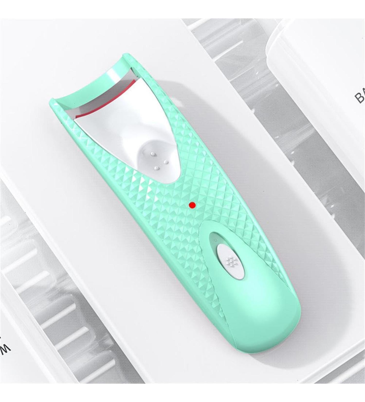 Heated Eyelash Curler Professional Electric Last Curler for Women Electric Last Curler with Double Silicone Pad 24H Long Lasting Curling Eyelash Makeup Tools for Women Beautiful Lashes#pink#green - Buy Online on GoSupps.com