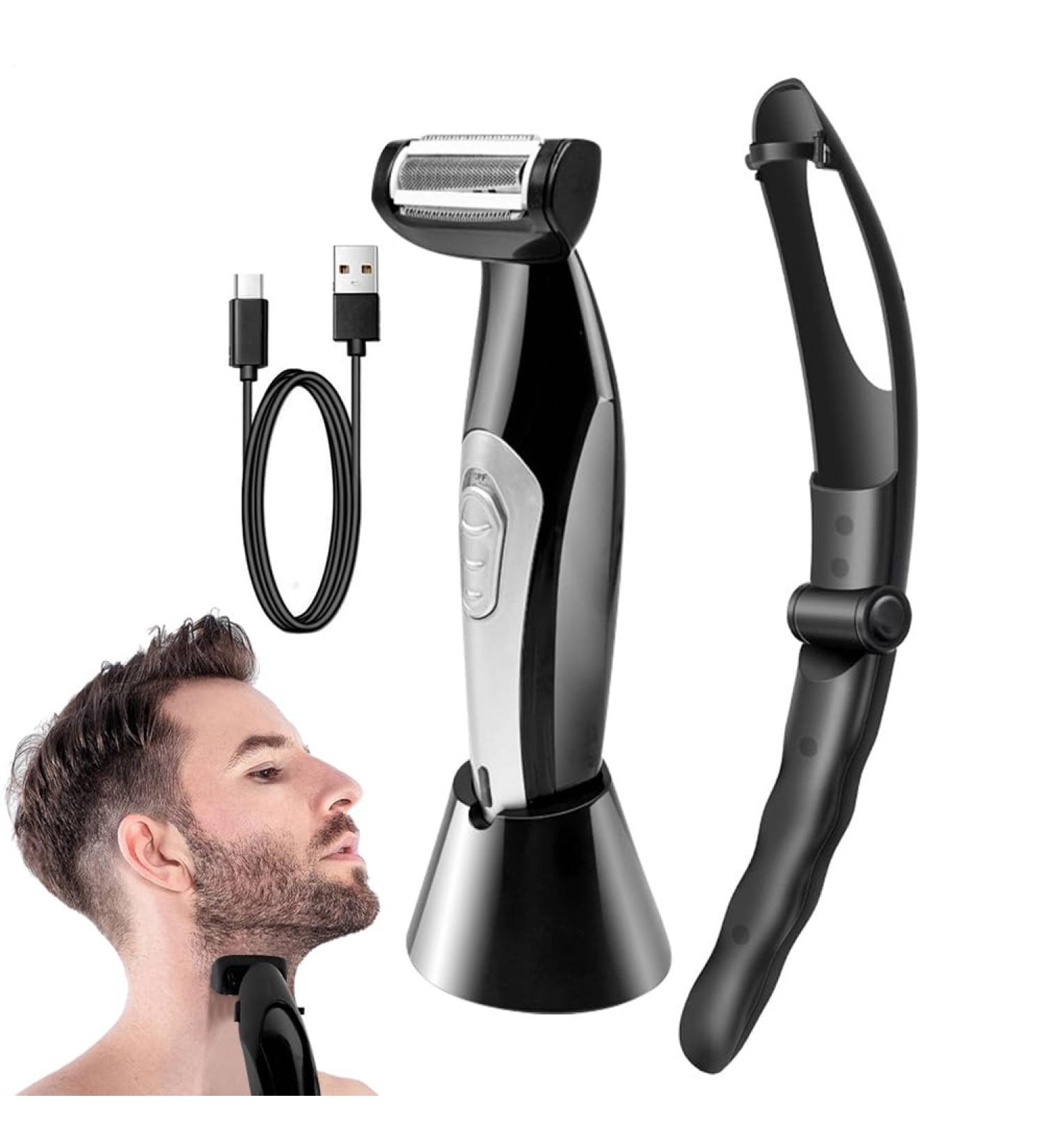 Back shaver for men chest hair trimmer back trimmer for men showerproof extendable back handle - Buy Online on GoSupps.com