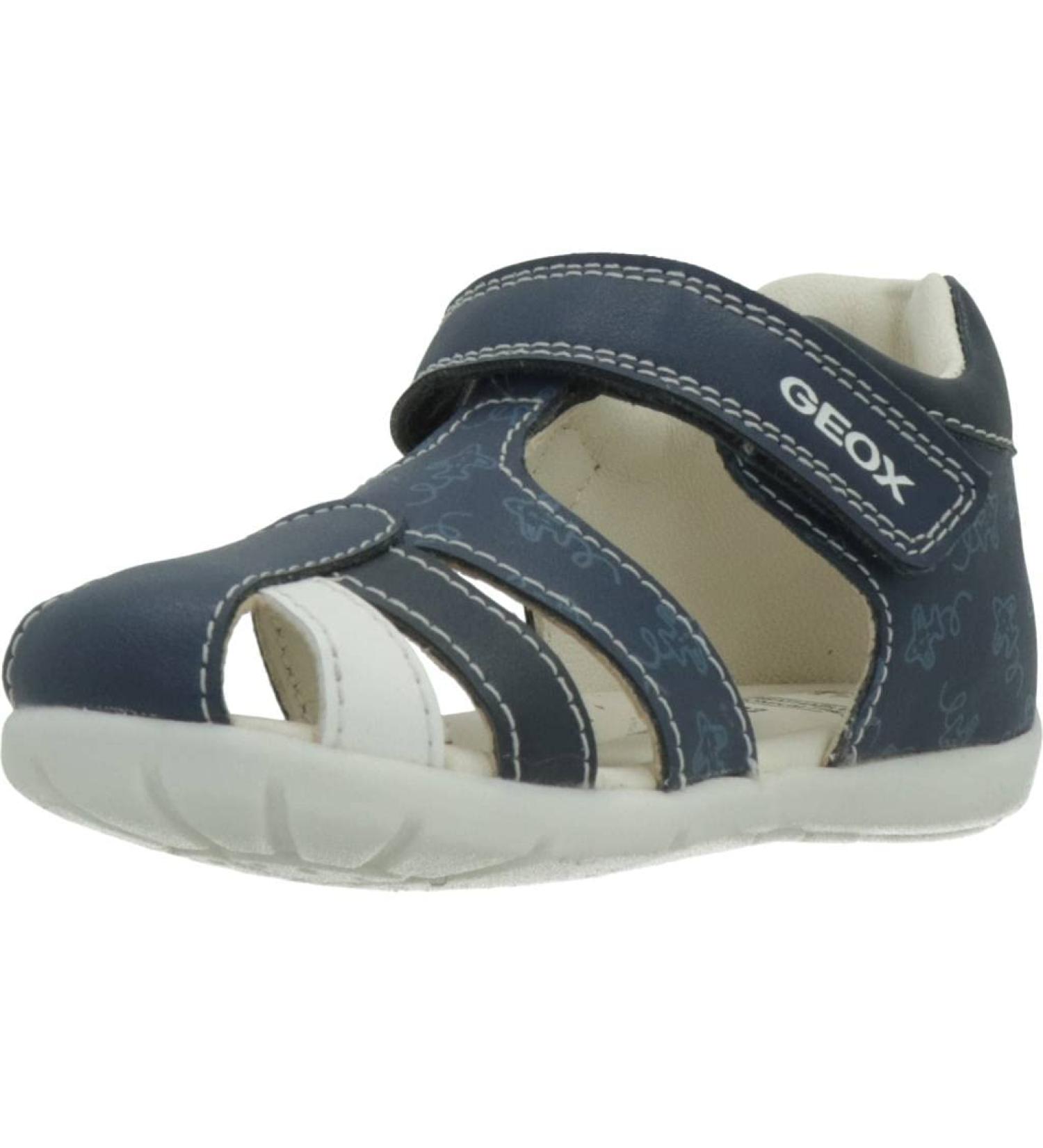 Geox Baby Boy's B Elthan Sandal - 3 UK Child - Light Navy - Buy Online on GoSupps.com