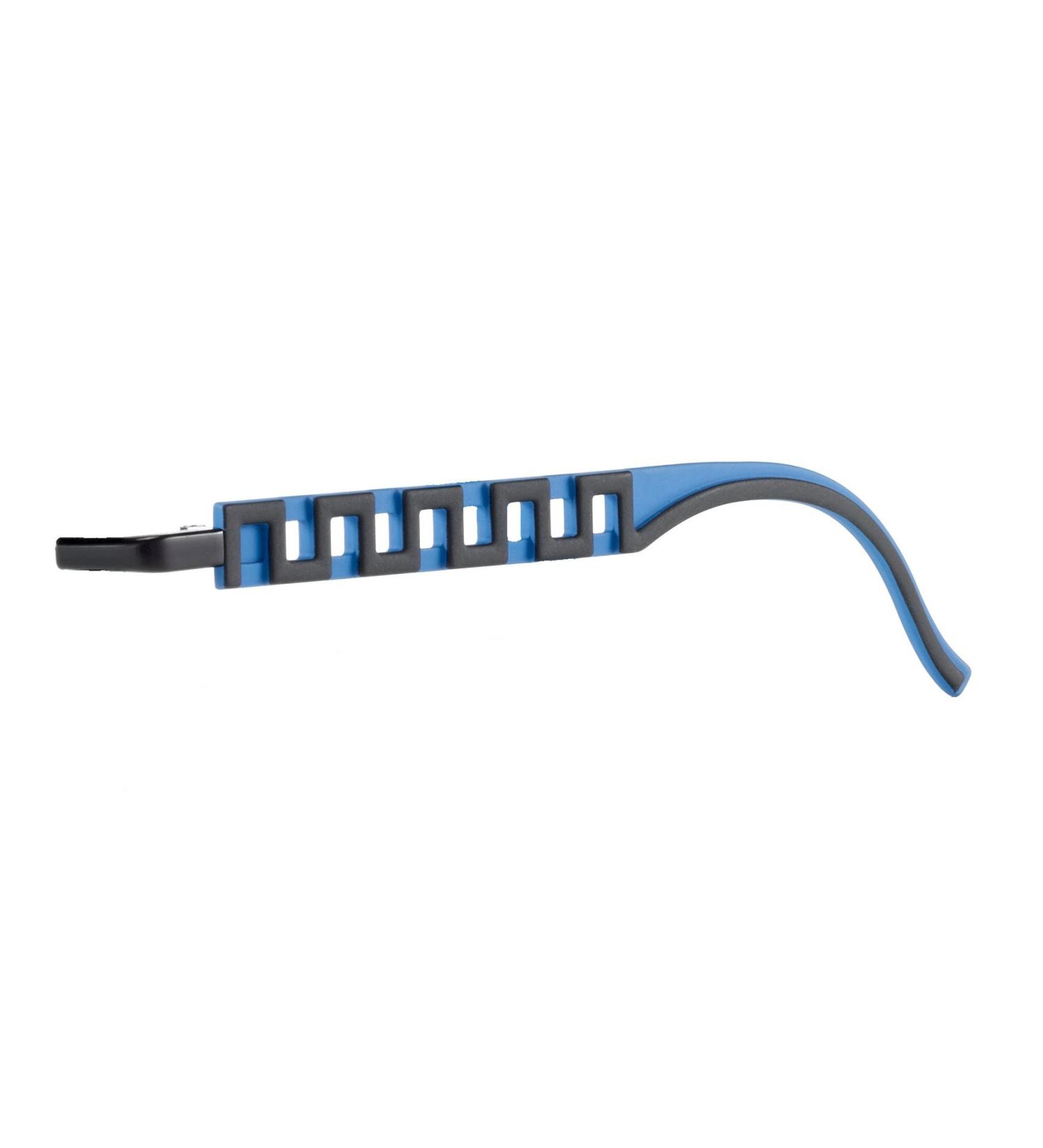 Switch it! Set of interchangeable plastic brackets square serpentine line Combi 651 blue-black