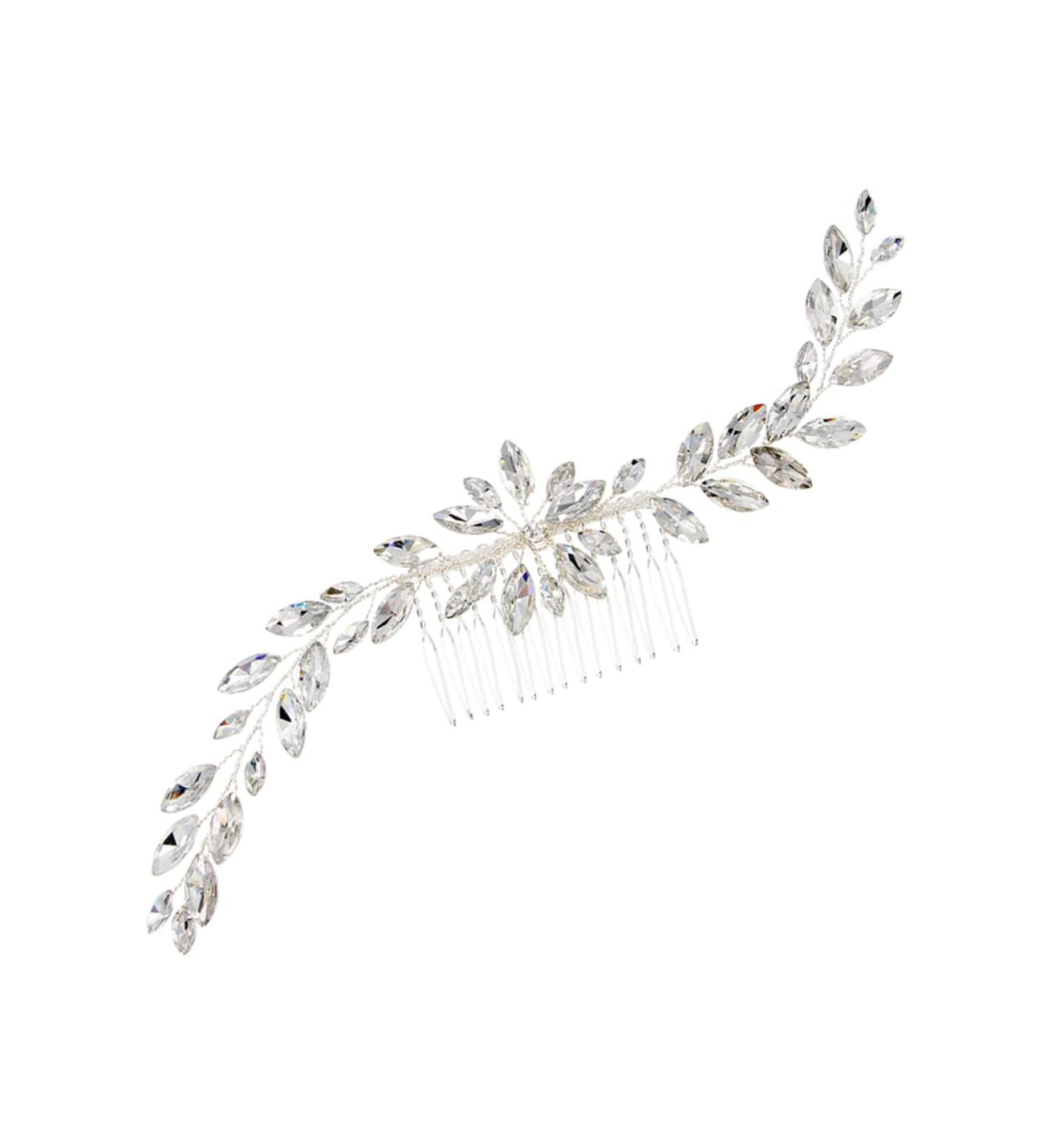 Beaupretty Accessories hair comb decorative hair combs wedding hair Tiara Leaf Hair Pin Hair Side Combs Bridal Headdress Bridal Hair Comb wedding hair accessories Horse eye decorate Comb - Buy Online on GoSupps.com