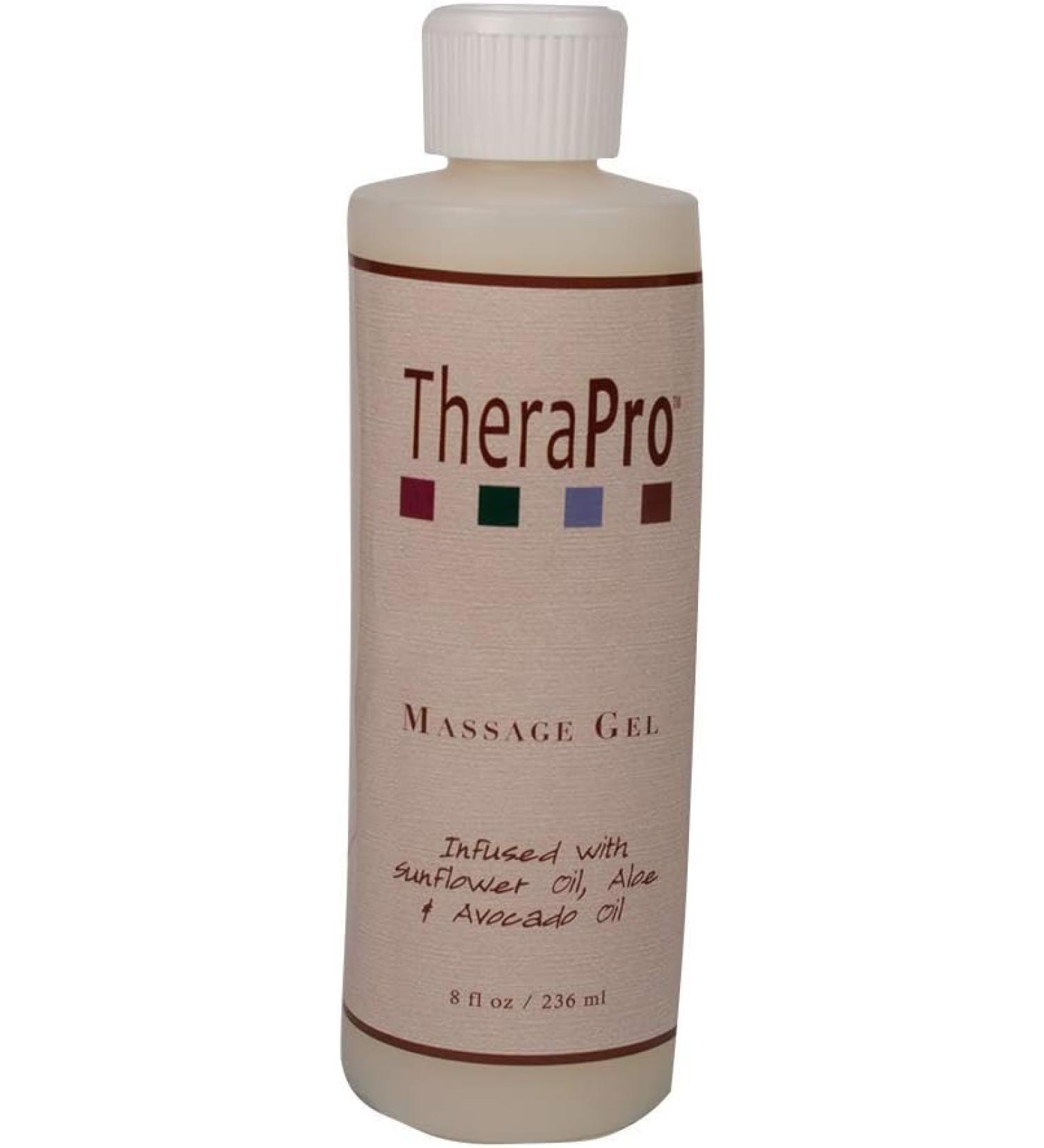TheraPro Unscented Massage Gel with Avocado Oil - 8 fl Oz - Buy Online on GoSupps.com
