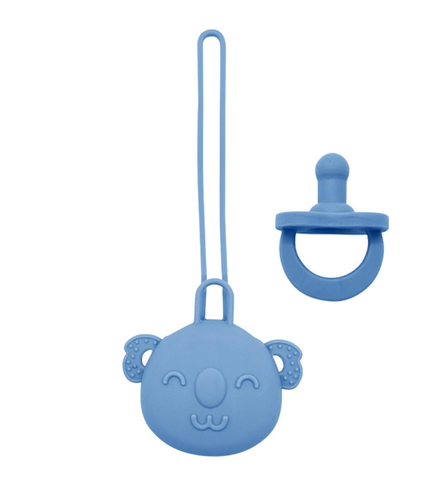 Juzinqu Baby Pacifier Clip Set | Silicone Schnuller Holder for Easy Travel & Cleaning | Perfect for Boys & Girls - Buy Online on GoSupps.com