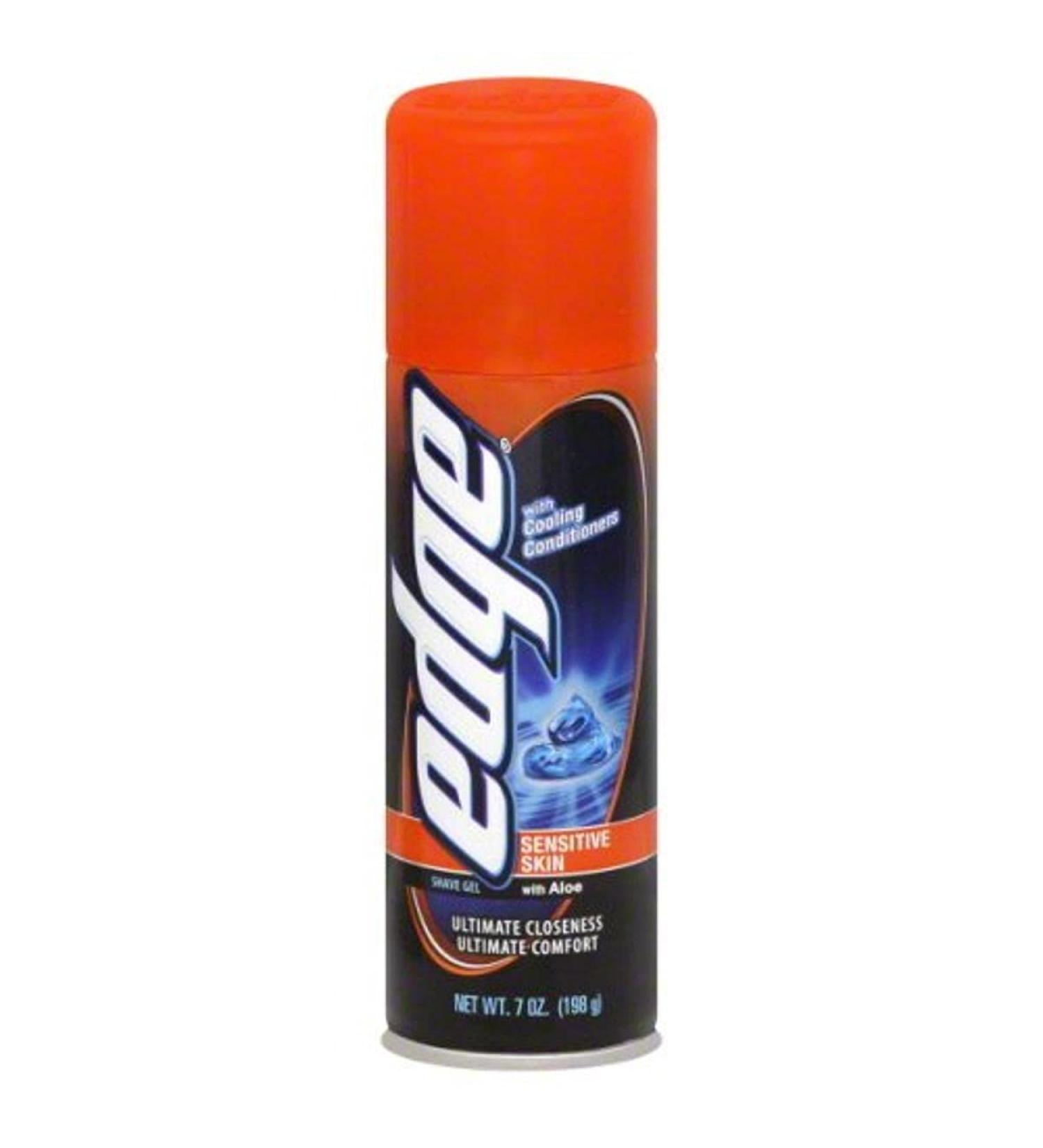 Edge Shave Gel, Sensitive Skin, 7 Ounce 7 Ounce (Pack of 1)