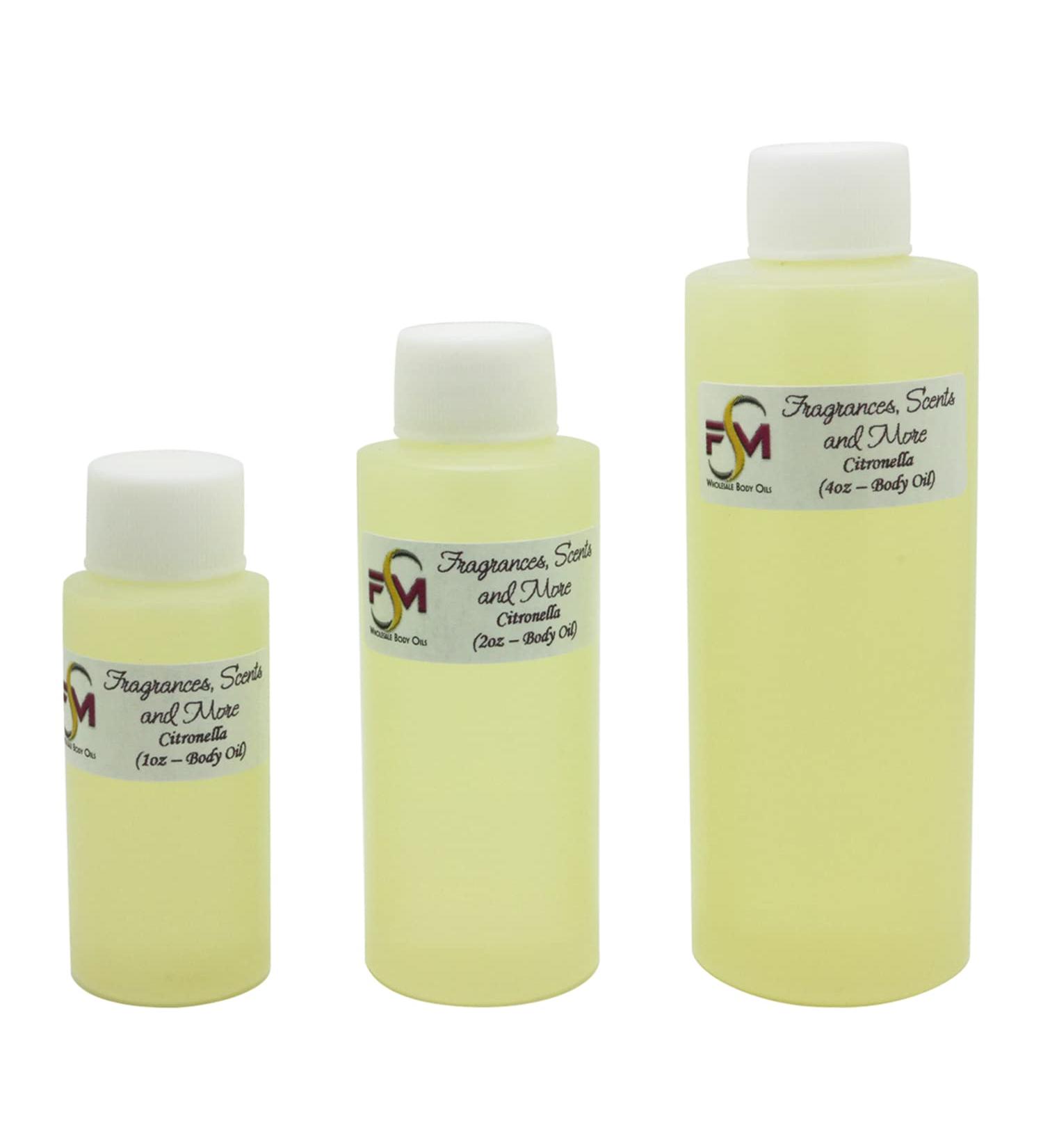 Fragrances Scents and More Citronella Fragrance Oil - 0.33 Fl Oz Glass Roll On (10ml)