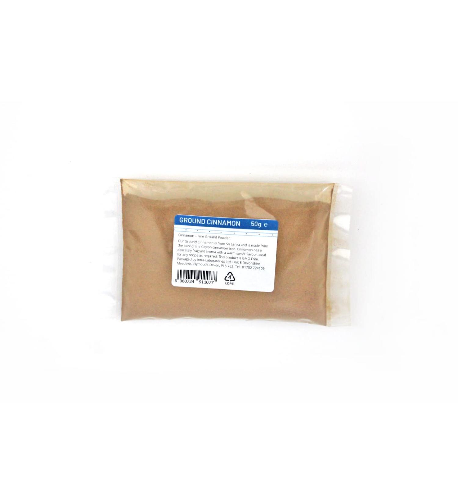 Entirely Ingredients Ground Cinnamon 50g - Selected for Quality - Premium Food Grade - Buy Online on GoSupps.com