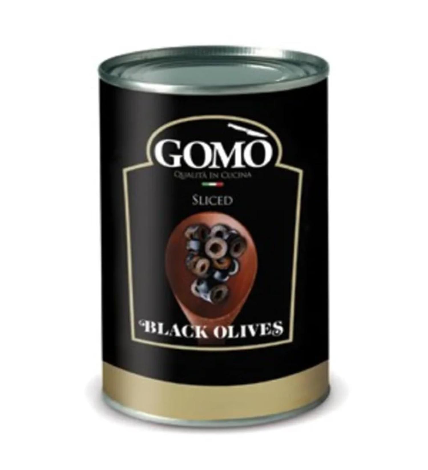 MASGomo Sliced Black Olives-1x4.15kg-Food