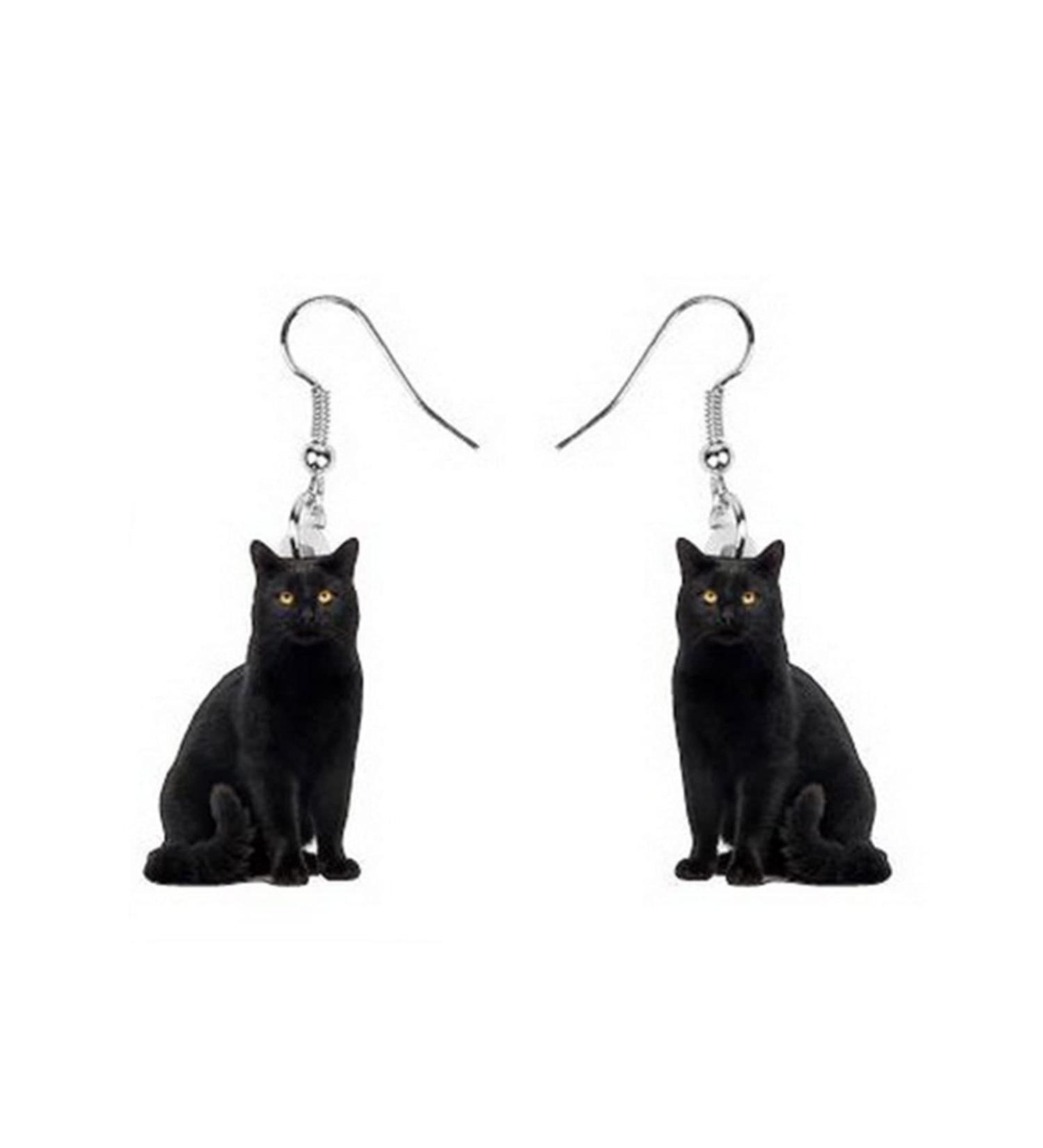 Feyley Animal Earrings for Women Cute Acrylic Duck Mouse Cat & Labrador Designs | Unique Fashion Jewelry - Buy Online on GoSupps.com