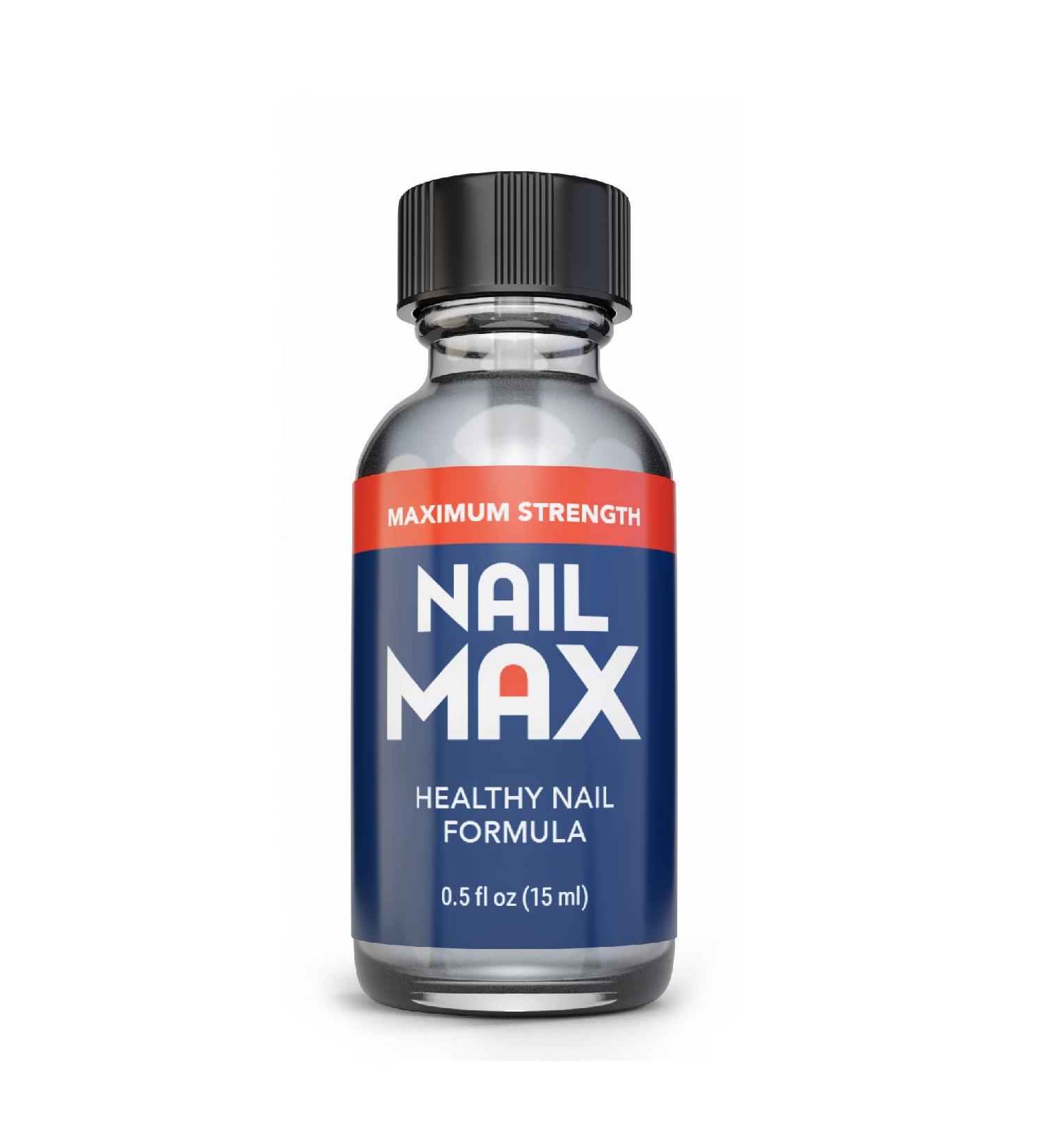 NAIL MAX Anti-Fungal Formula - USA Made Treatment for Finger and Toe Fungus - Maximum Strength Solution for Eliminating Infections - 0.5 fl oz - Buy Online on GoSupps.com
