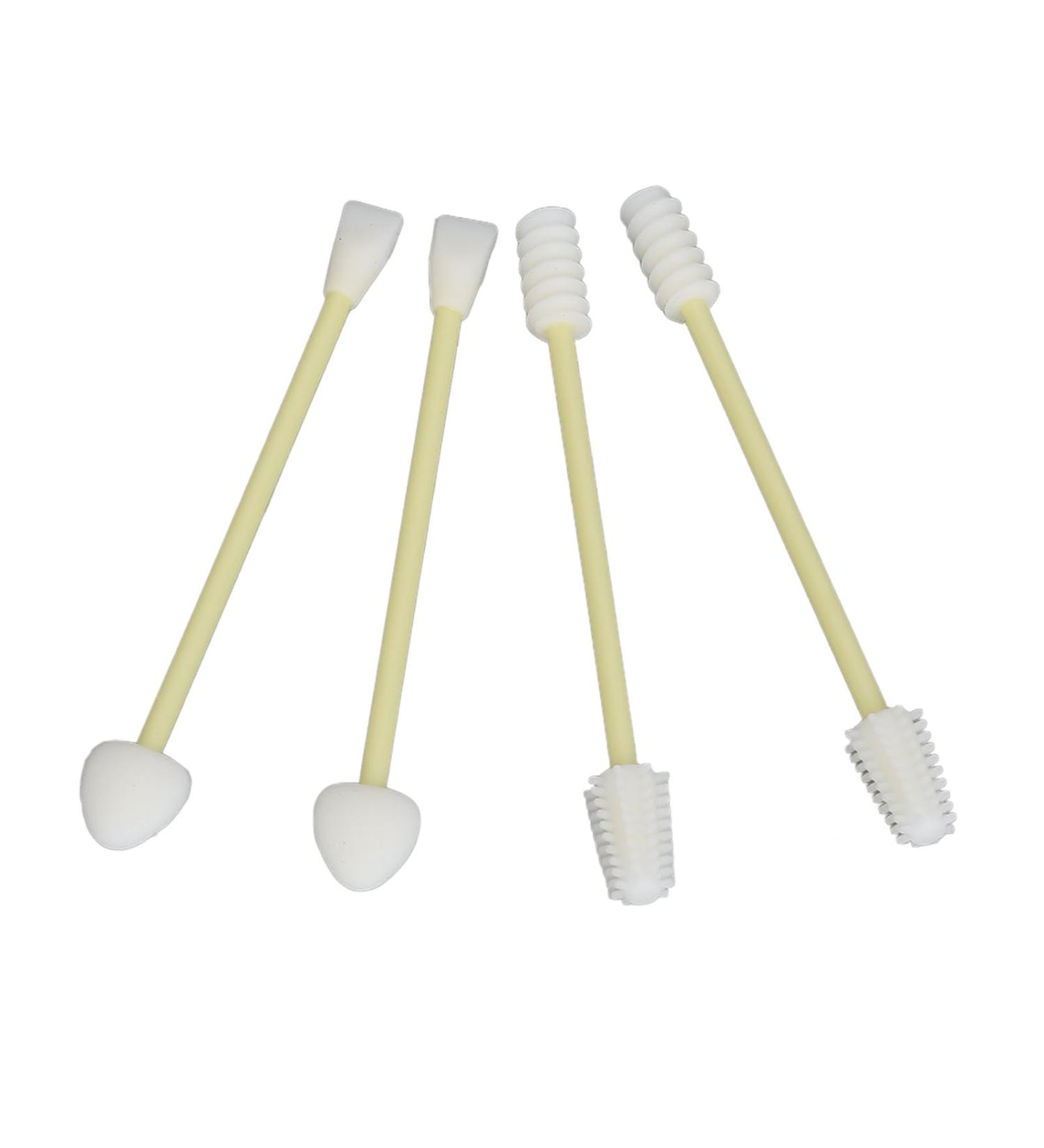 Silicone Cotton Swabs - 4pcs Double Tipped Reusable Makeup & Ear Buds | Eco-Friendly & Safe for Baby Beauty - Buy Online on GoSupps.com