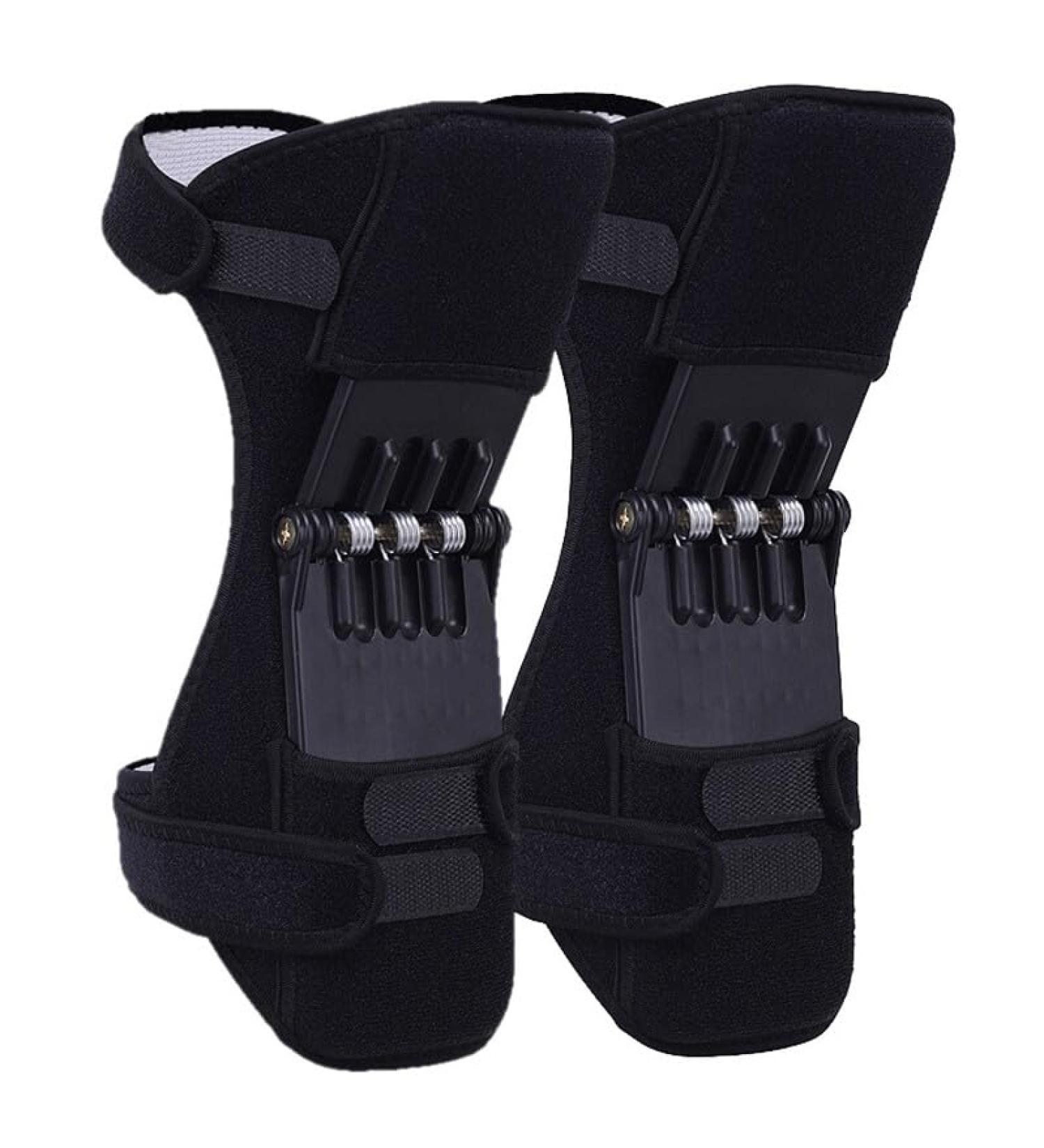 Breathable Adjustable Booster Knee Pad with Spring Support | Protective Knee Brace for Enhanced Comfort & Mobility - International Shipping Available - Buy Online on GoSupps.com