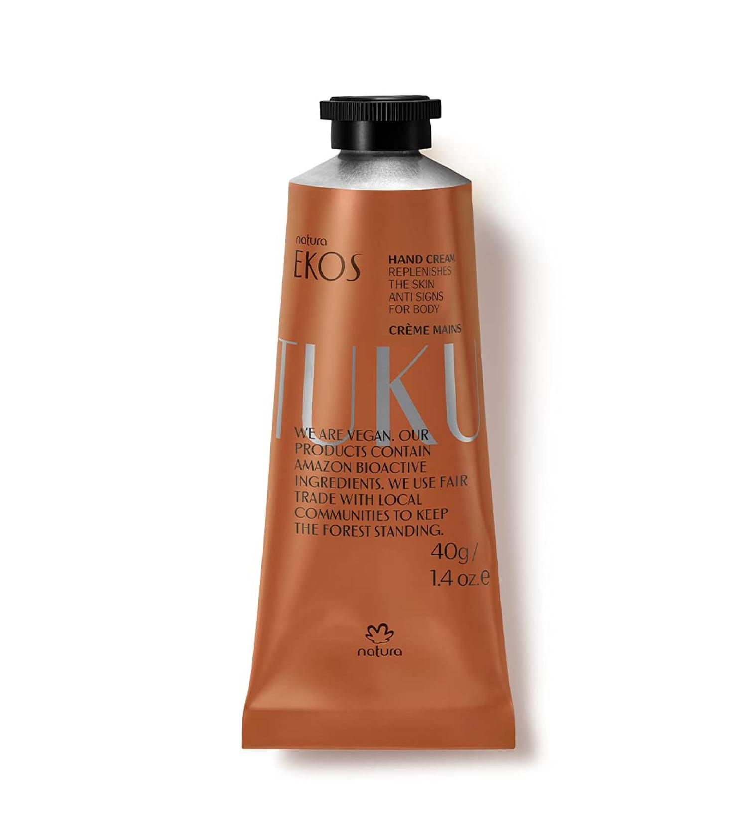 Natura Ekos Tukum Replenishing Hand Cream 40g - Moisturizing Hand Care - Buy Online on GoSupps.com