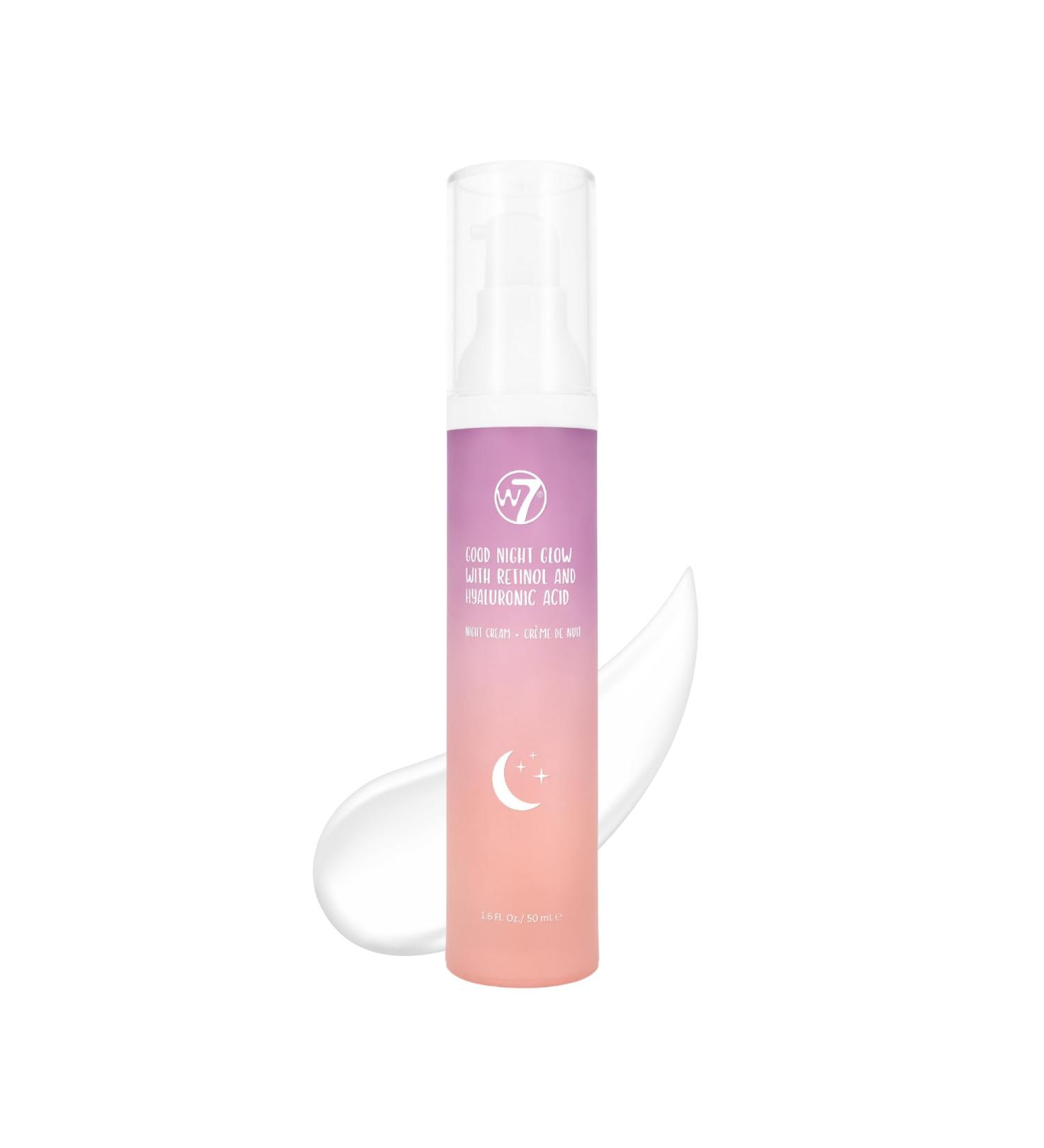 W7 Good Night Glow Night Cream 50ml Hydrating Revitalizing Night Treatment for All Skin Types | International Shipping Available - Buy Online on GoSupps.com