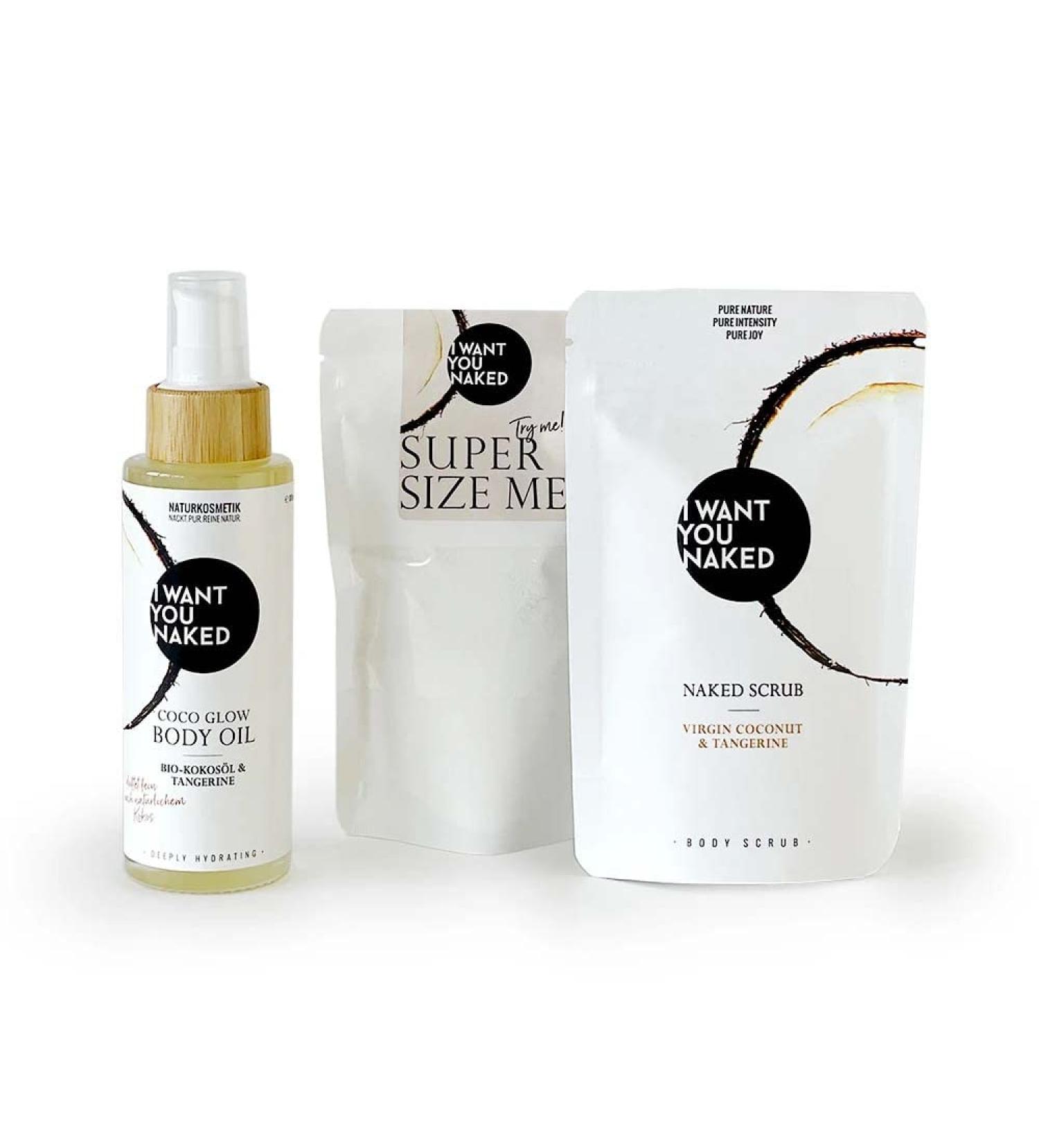 I want you naked GET THE GLOW DARLING! Coco Glow care set