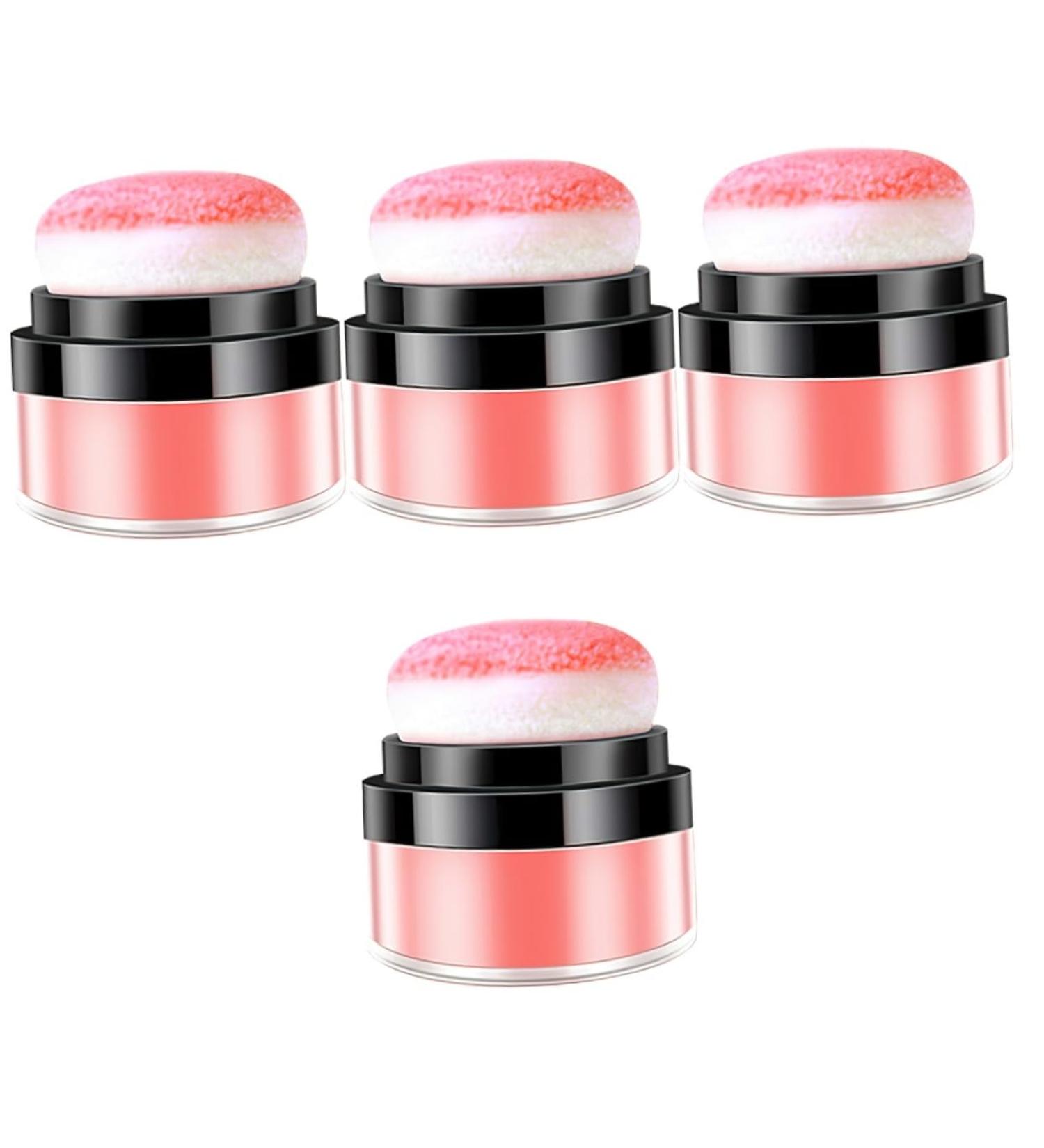  Didiseaon Didiseaon 4Pcs Oil Control Cushion Blush The Good Cushion Mineral Makeup Blushers Korean Blush Blusa Matte Blush Pink Makeup Shimmer Putty Blush Powder Blush Cup - Buy Online on GoSupps.com