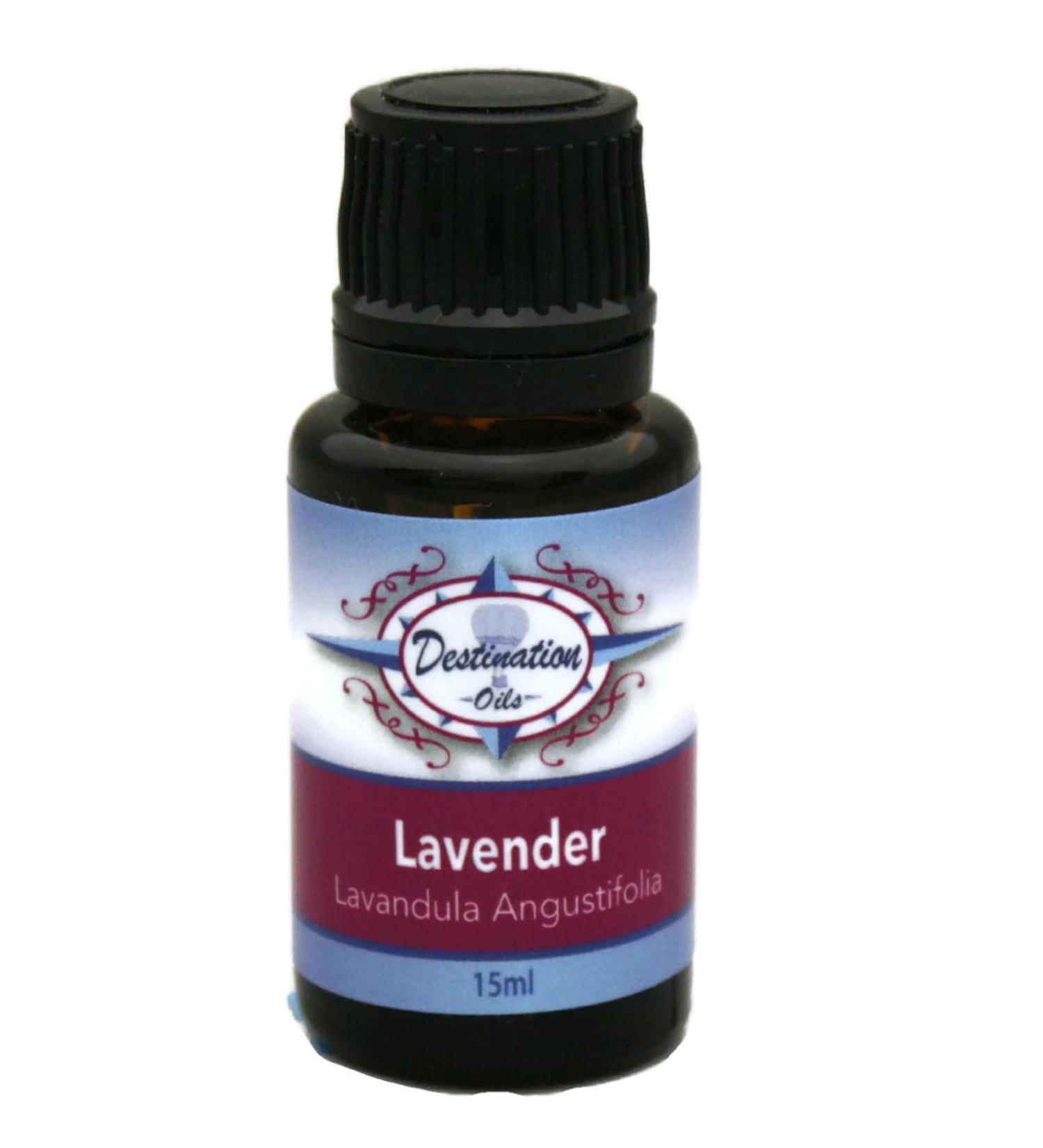 Destination Oils 15ml Lavender Essential Oil - Lavandula Officinalis - 100% Pure Undiluted