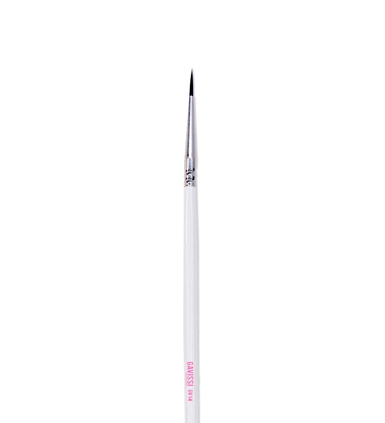 Gavissi Beauty Detail Liner Brush - Professional Makeup Tool for Eyes, Face & Body Paint - Synthetic Bristles, Thin Point Applicator - Ideal for Water Activated, Gel, Cream, Liquid, Cake Eyeliners & SFX Makeup - Buy Online on GoSupps.com