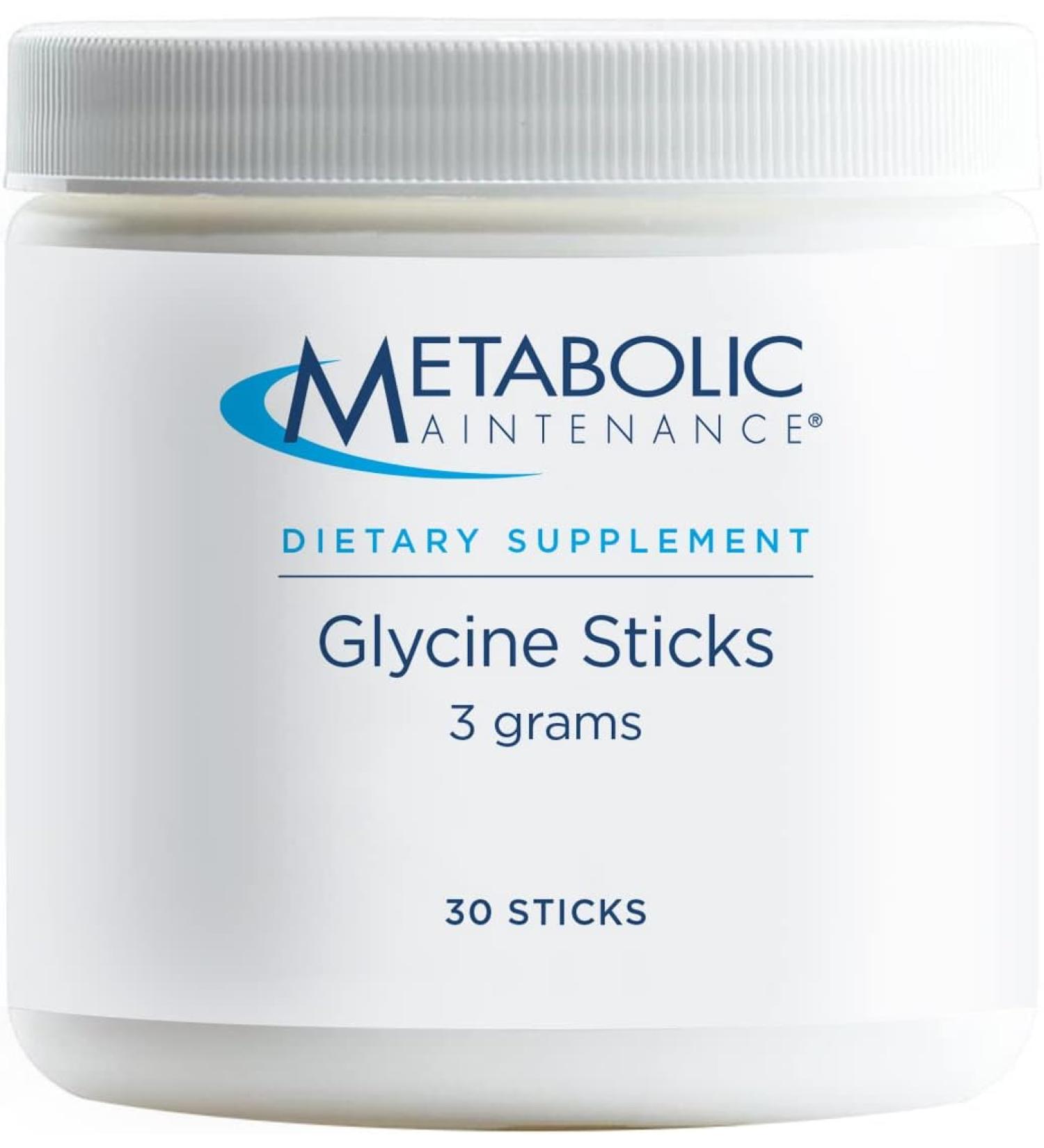 Metabolic Maintenance Glycine Sticks 3g - 30 Sticks | Pure & Convenient Supplement - Buy Online on GoSupps.com