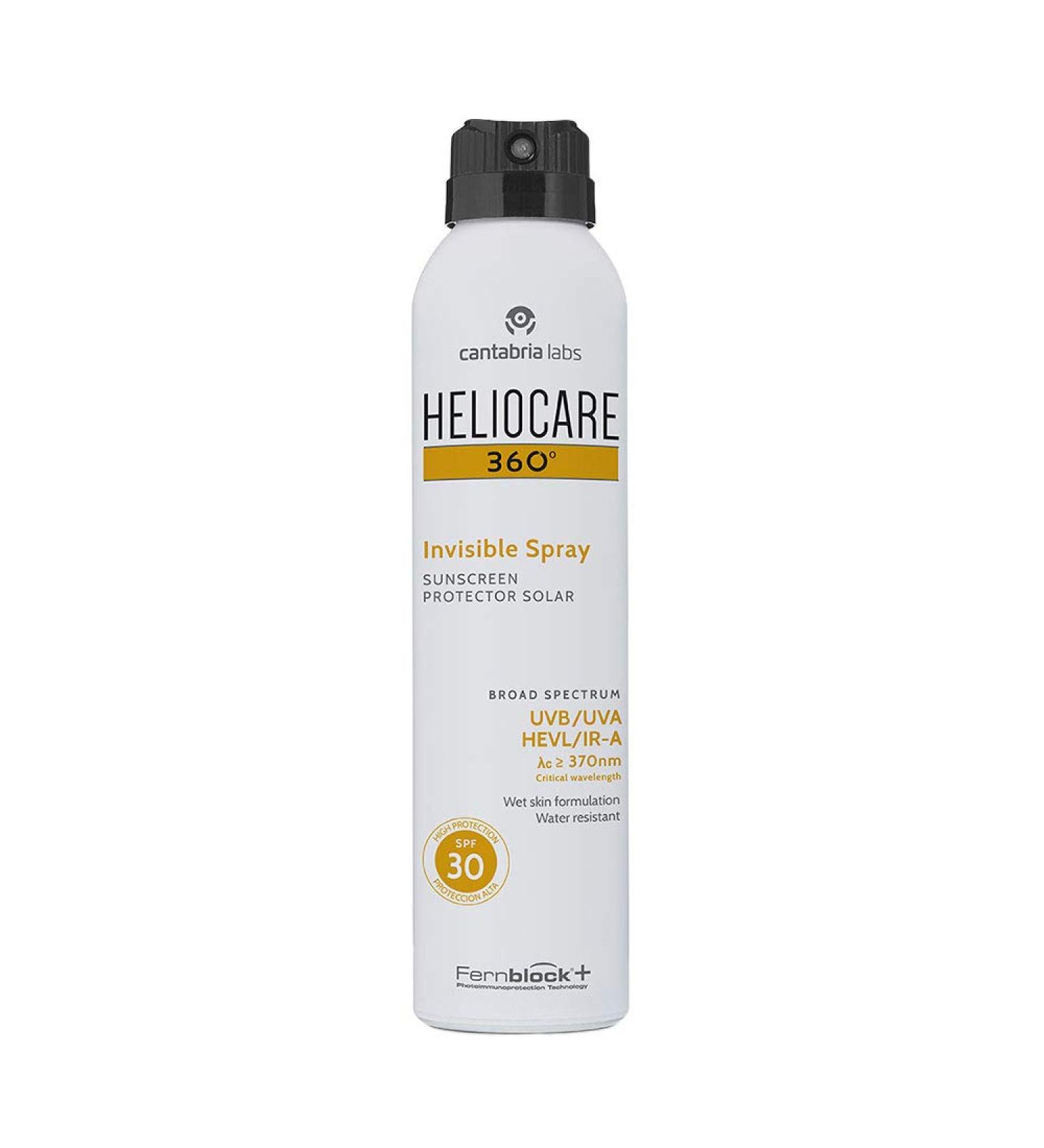 Heliocare 360 invisible spray solar body with SPF 30 waterproof