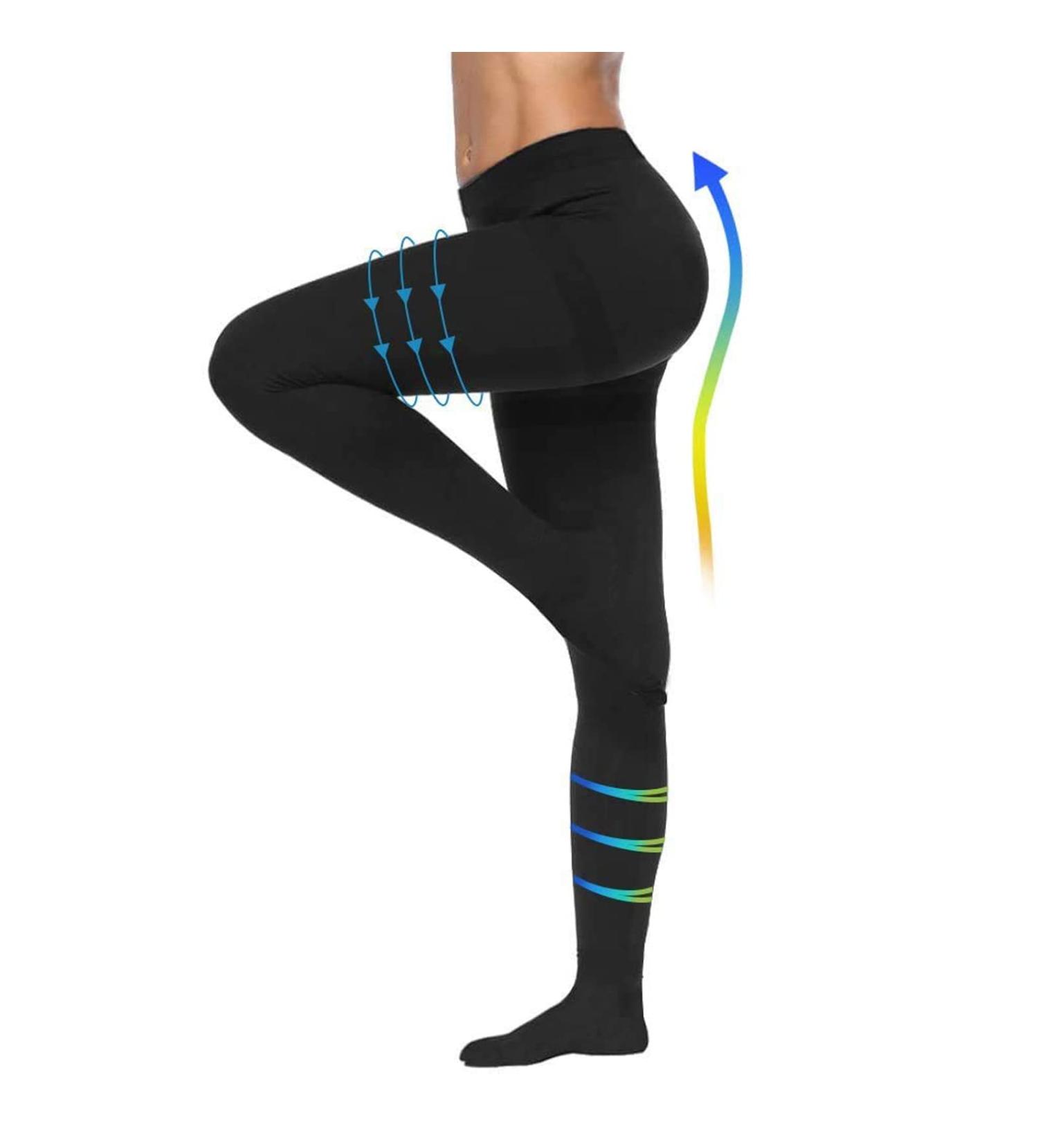 Shop Varicose Veins Compression Pantyhose 20-30 mmHg - Closed Toe Support Hose Black Small | International Shipping Available - Buy Online on GoSupps.com