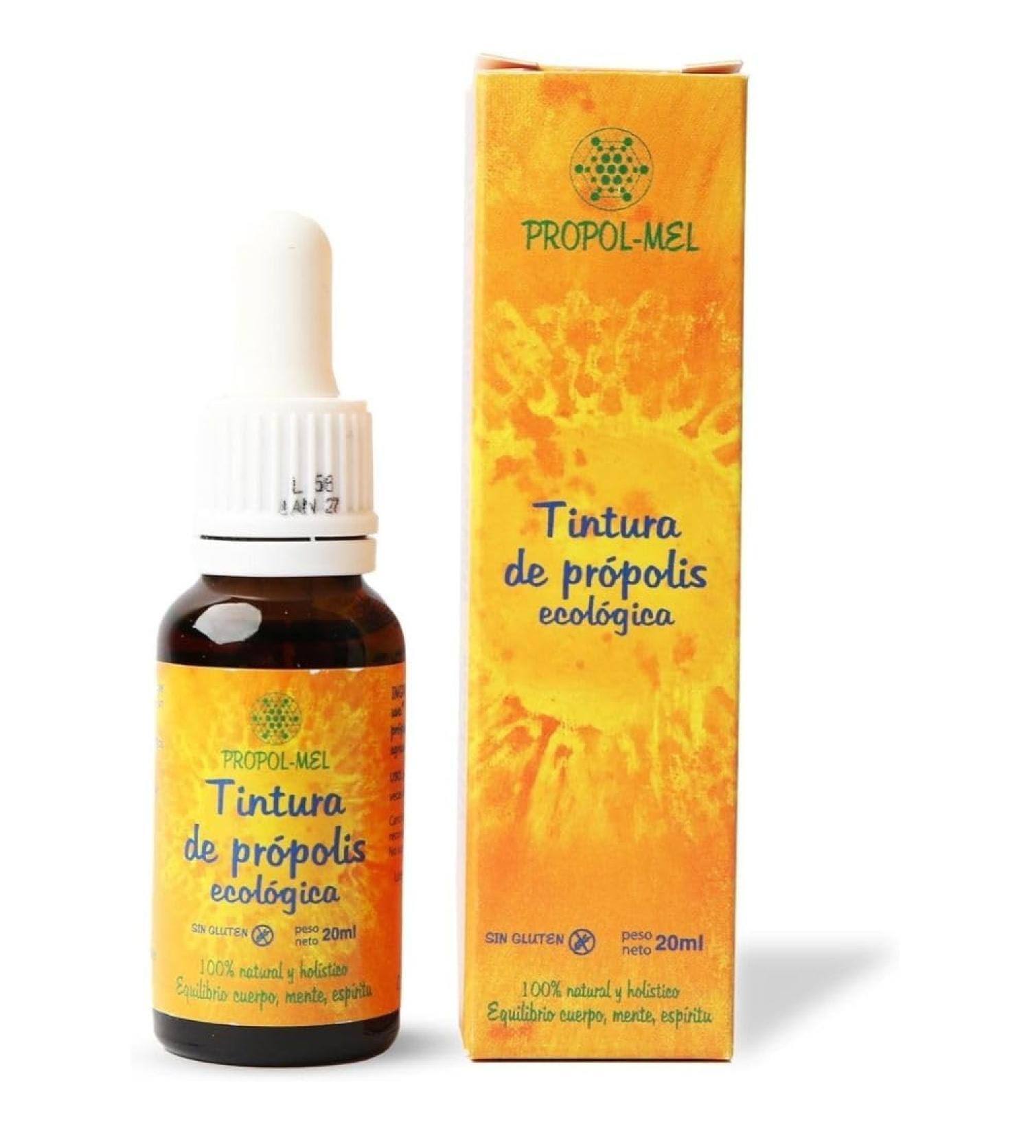 Mother Propolis tincture - 20 ml - ORGANIC. Promotes the well-being of the throat. 100% natural. 15% weight/volume. - Buy Online on GoSupps.com