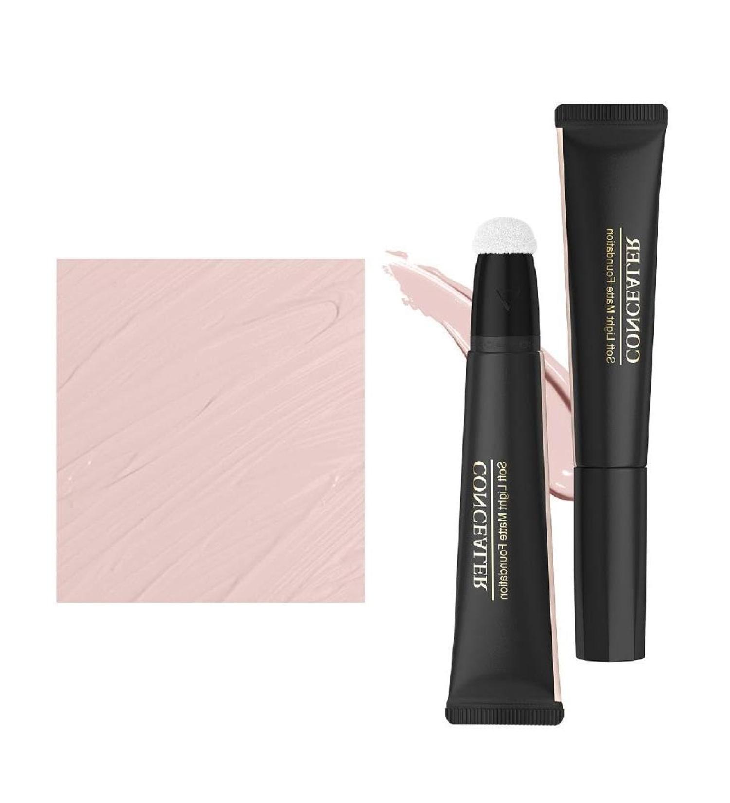 Beauty Wand Liquid Face Concealer Stick with Cushion Applicator Super Silky-Cream Contouring Stick Liquid Face Concealer Contouring with Cushion Applicator 01 - Buy Online on GoSupps.com
