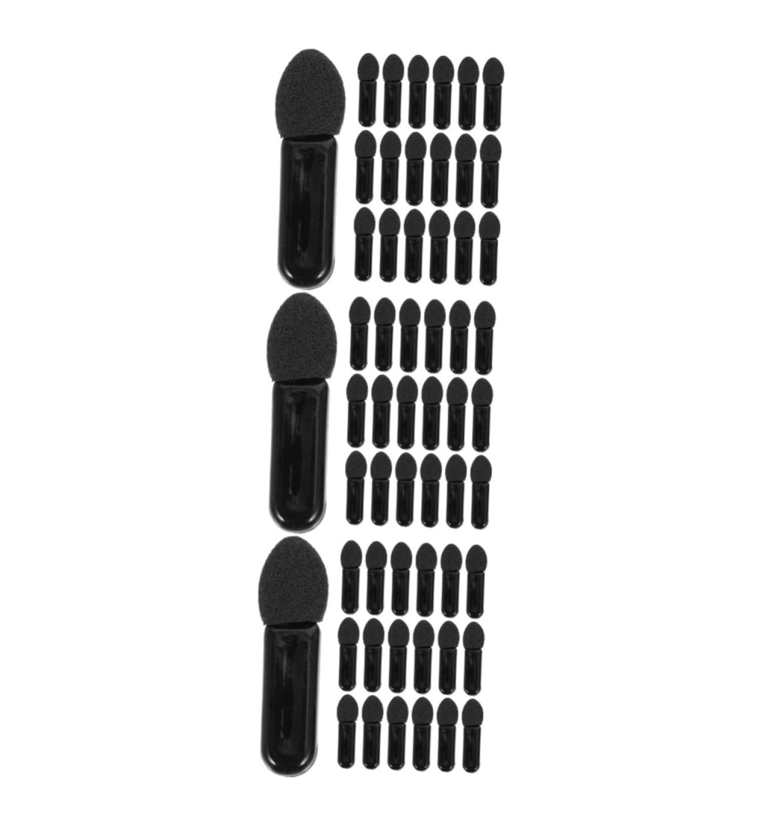 FOMIYES 300 Pcs Mini Eyeshadow Swab Eye Makeup Lipstick Brush Applicator Lip Balm Milky Cotton - Buy Online on GoSupps.com