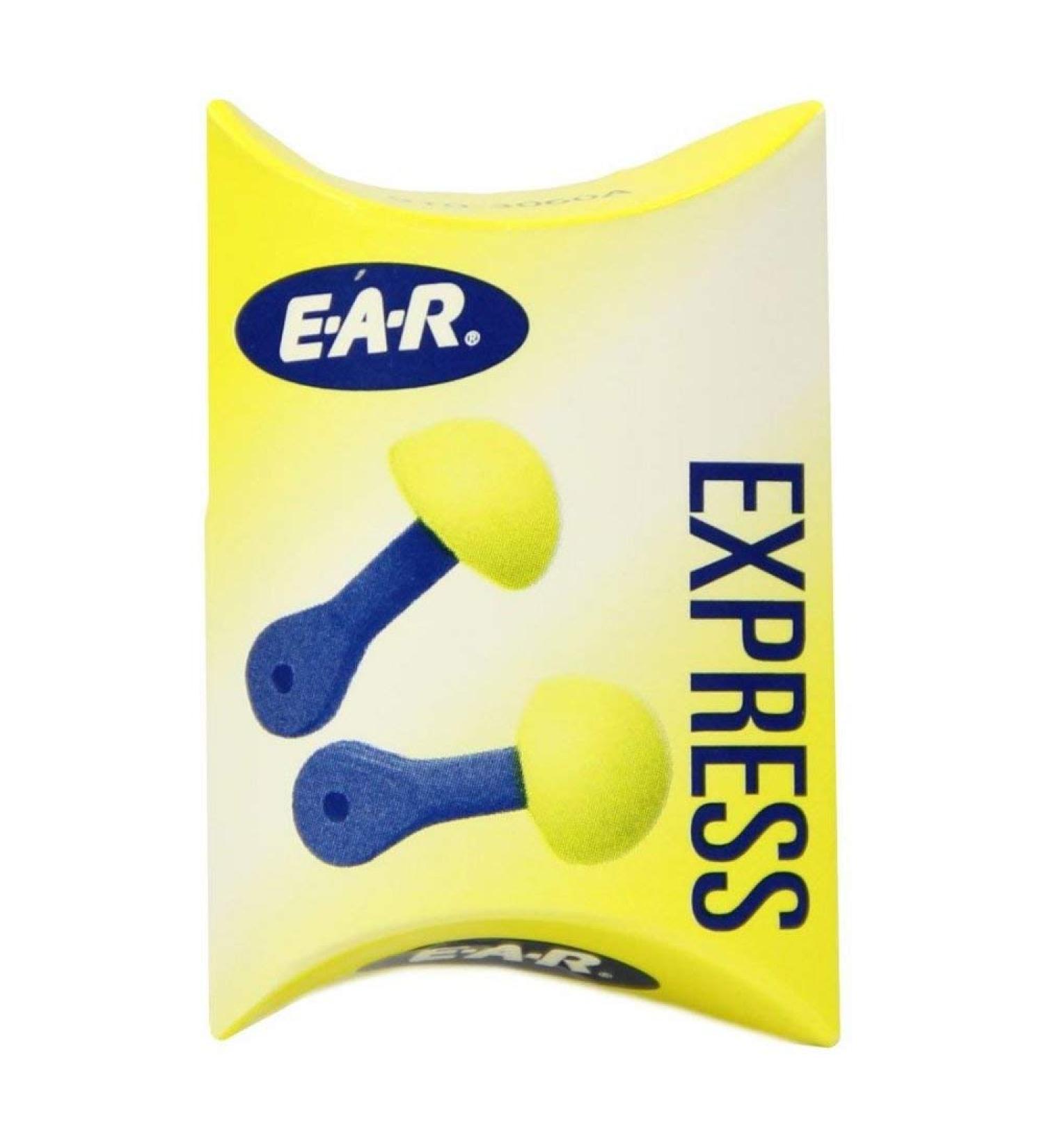 Ear Express earplugs without strap