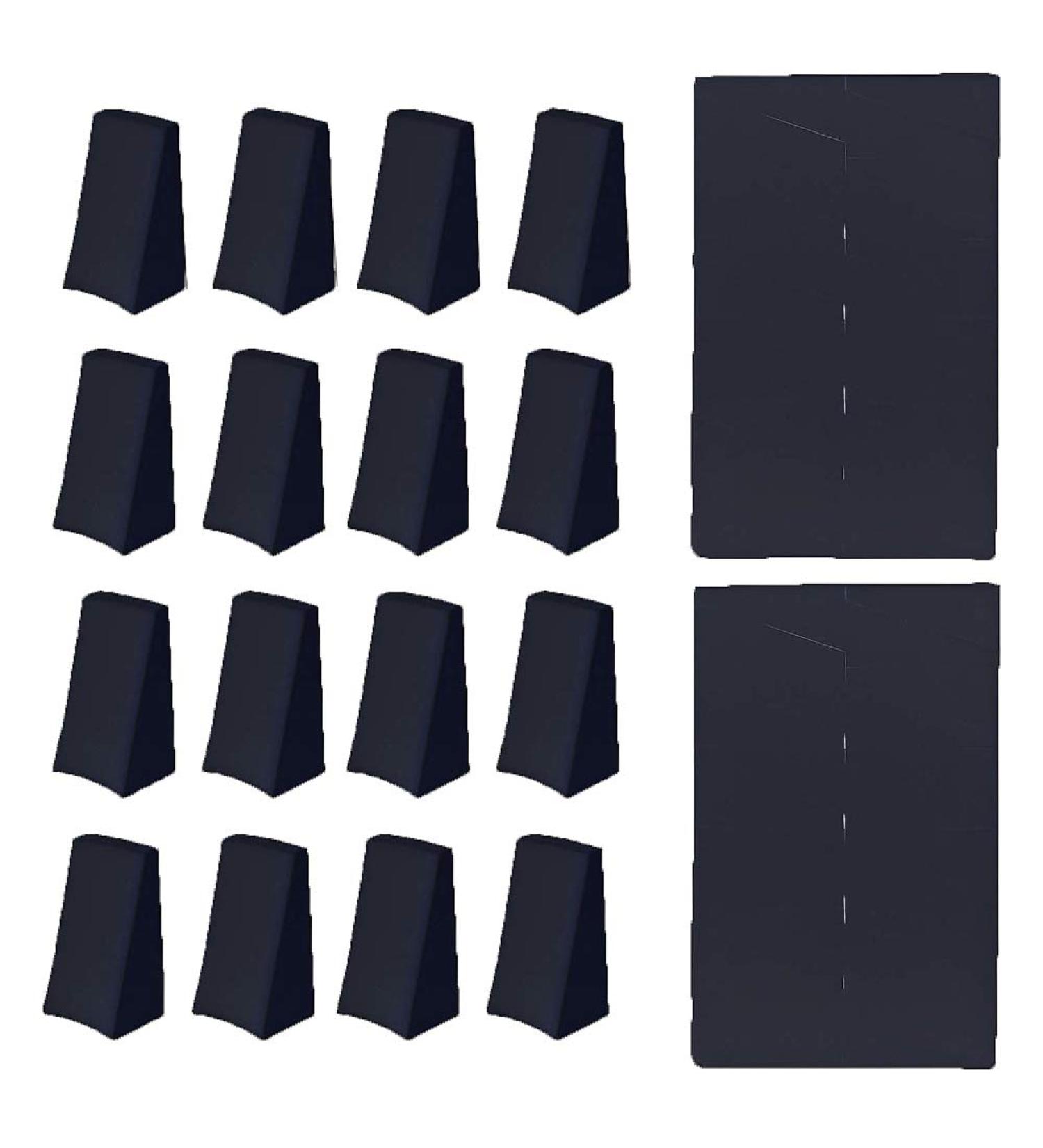 120 Pieces Makeup Sponge Blender For Face Curve Blending Teenitor Latex Free Small Wedge Shaped Smooth Apply Beauty Sponge Applicator For Liquid Cream Foundation Halloween Costume Festival Makeup (black) - Buy Online on GoSupps.com