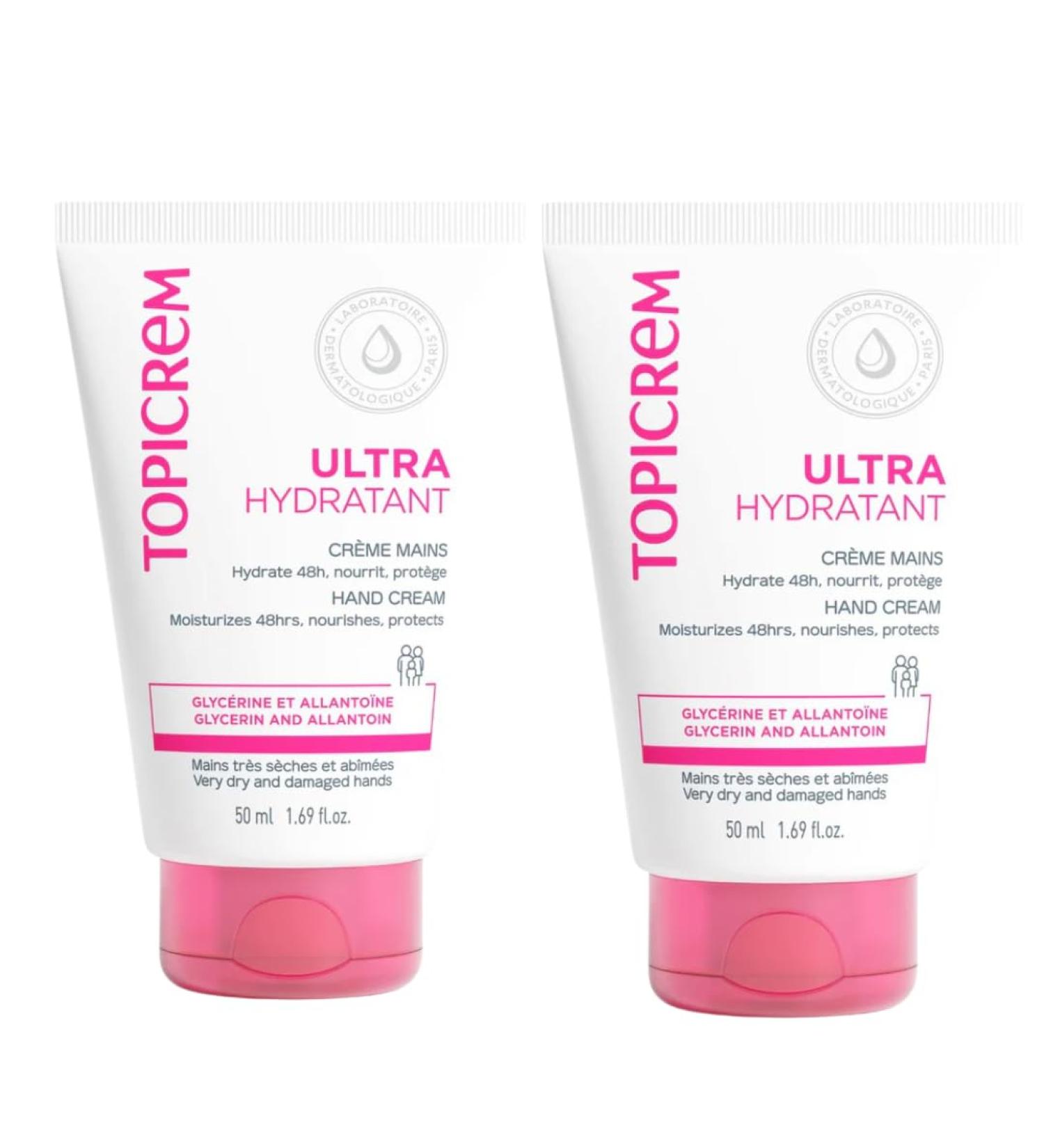 Topicrem Ultra Moisturizing hand cream 2 x 50 ml - Buy Online on GoSupps.com