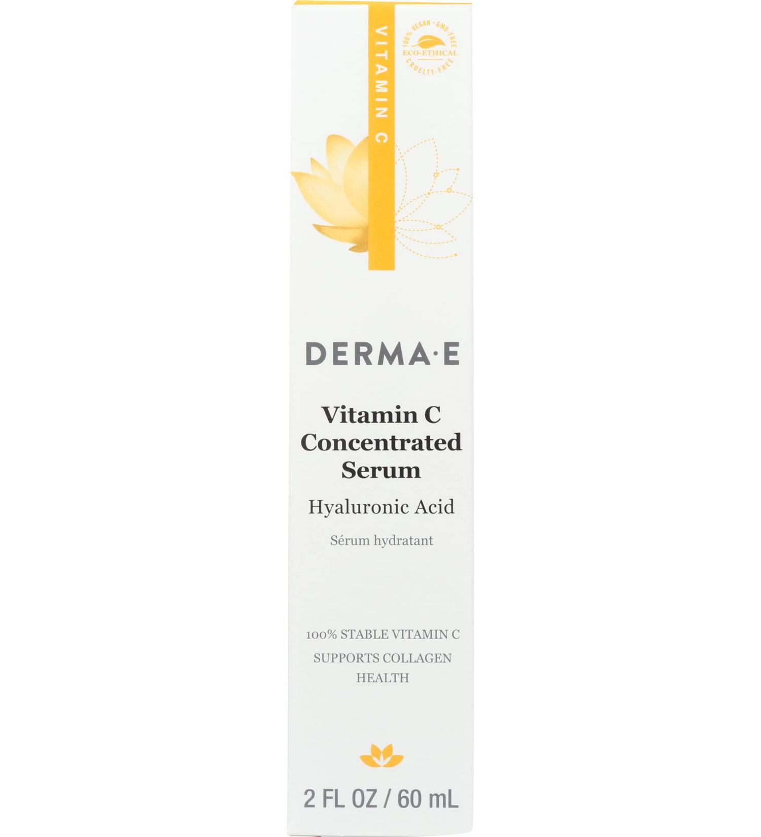 DERMA-E Vitamin C Concentrated Serum Dermatologist Tested 2 Fluid Ounce (Pack Of 1)