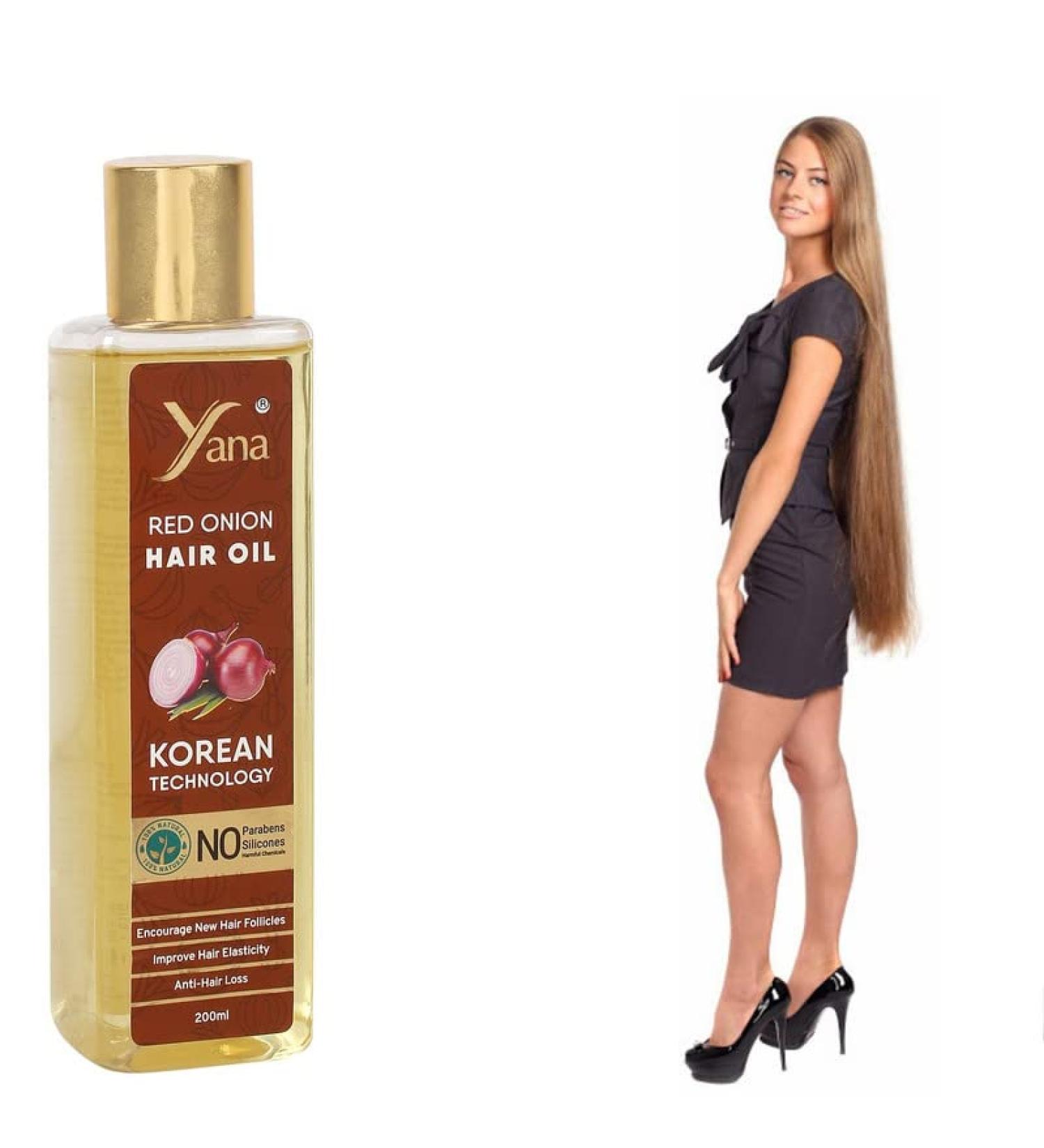 Red Onion Hair Oil With Black Seeds Aloe Oil Vit-E Bhringraj Oil Amla Oil Brahmi Oil By Korean Technology - Buy Online on GoSupps.com