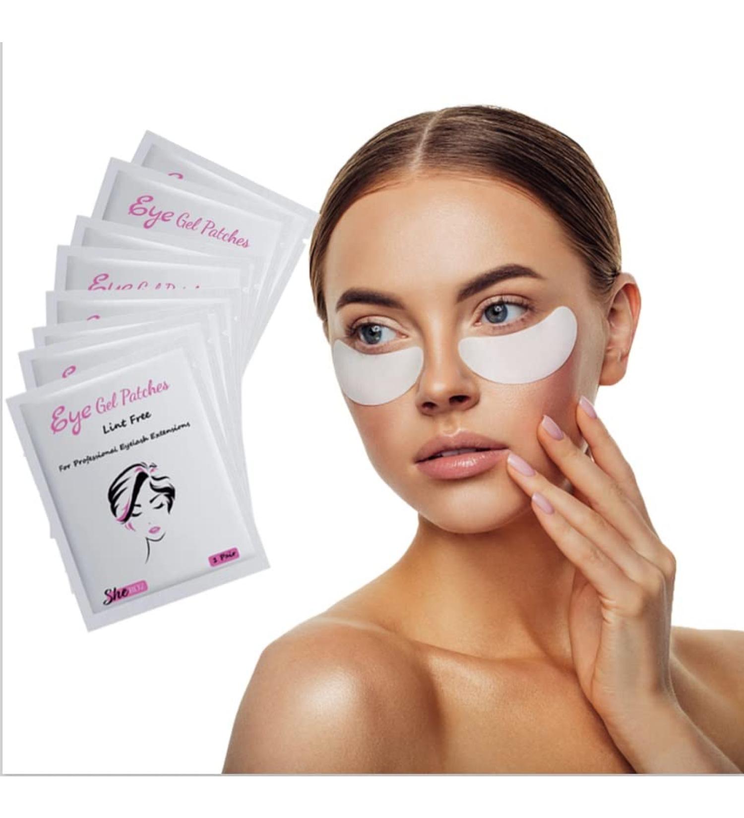 60 Pairs Eyelash Extension Gel Pads - Lint-Free Under Eye Pads for Salon & Individual Use - Buy Online on GoSupps.com