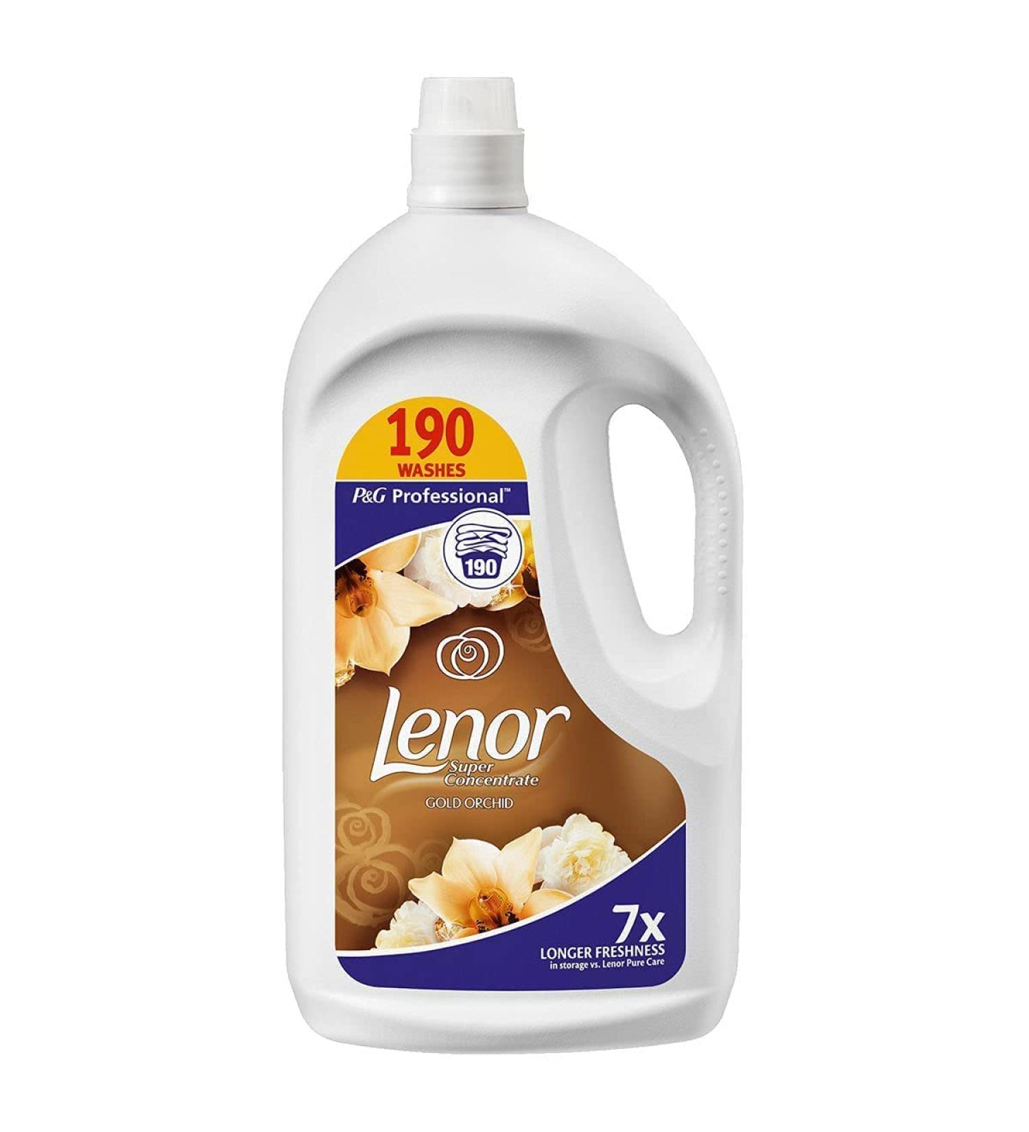 Lenor Super Concentrate Gold Orchid Fabric Conditioner 190 Washes 3.8L - Pack of 1 - Buy Online on GoSupps.com