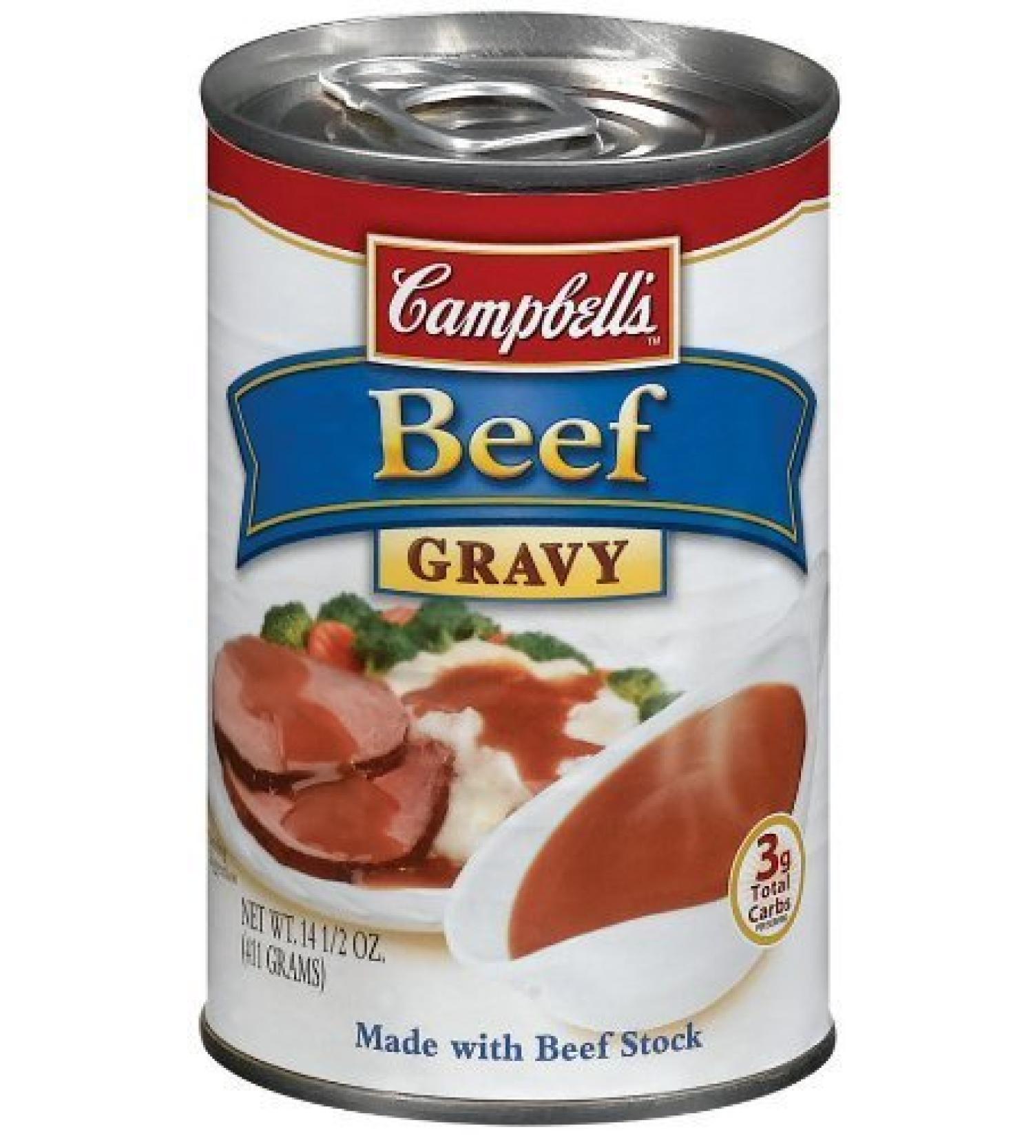 Campbell's Beef Gravy - 3 (THREE) 14.5 Ounce Cans