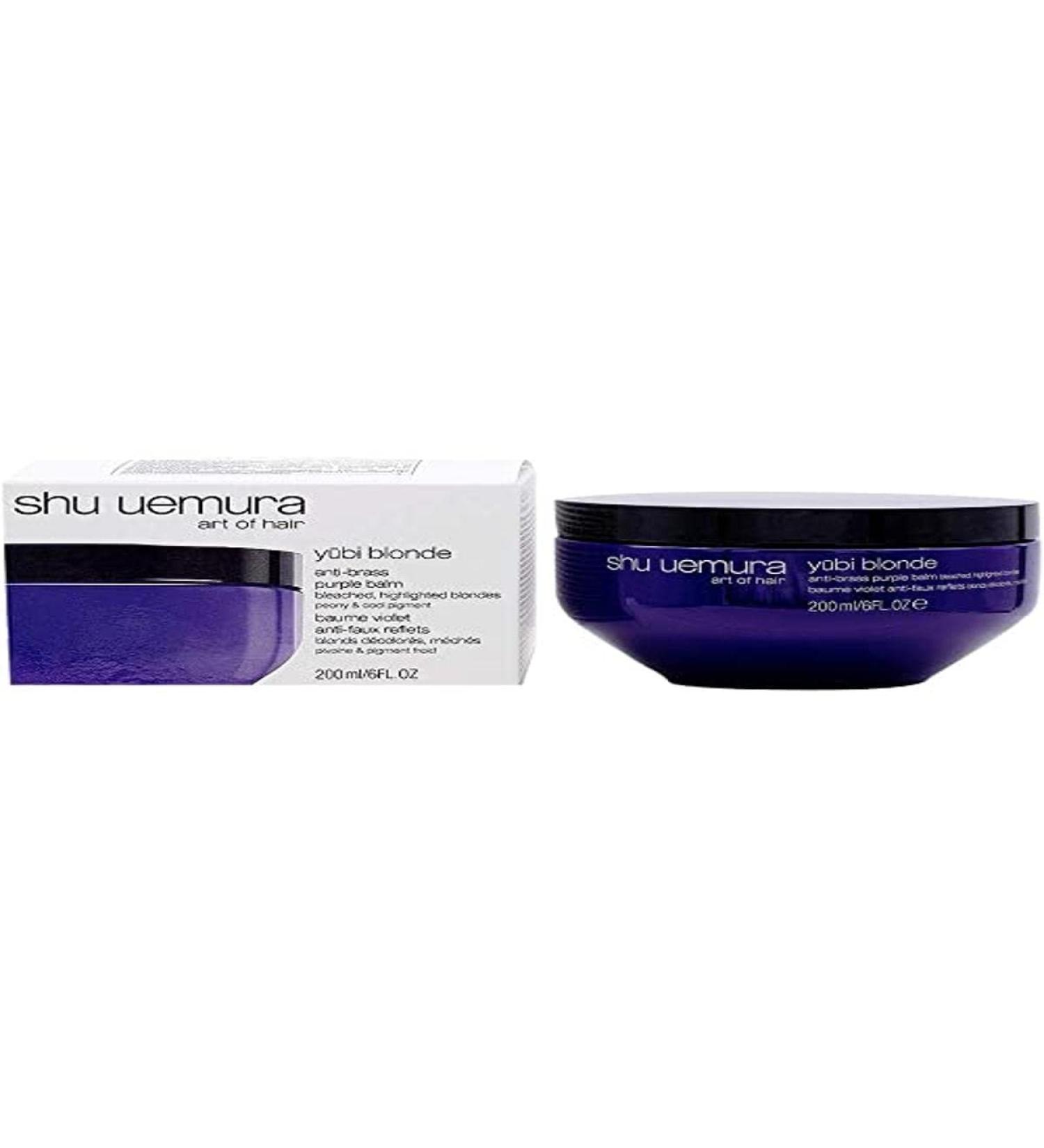 SHU UEMURA ART OF HAIR y bi blonde anti-brass purple mask 200ml 6 Fl Oz (Pack of 1)